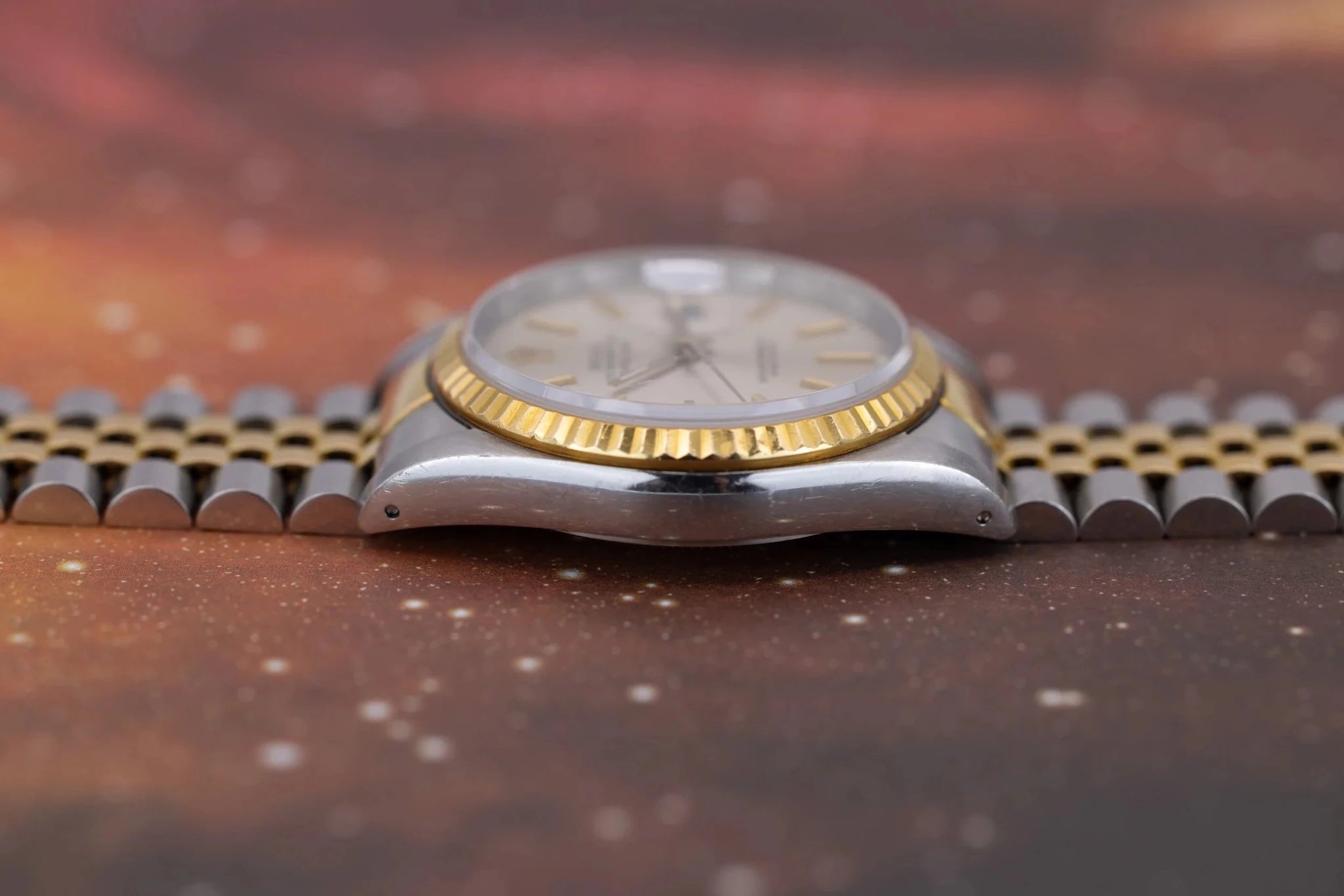 1988 Rolex Datejust Ref. 16233 | Silver Tapestry Dial - Sierra Time Co