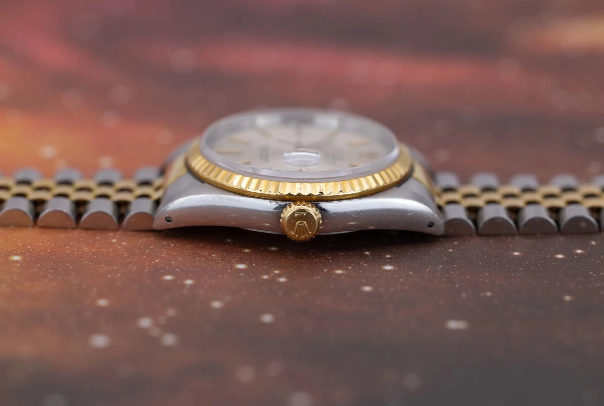 1988 Rolex Datejust Ref. 16233 | Silver Tapestry Dial - Sierra Time Co