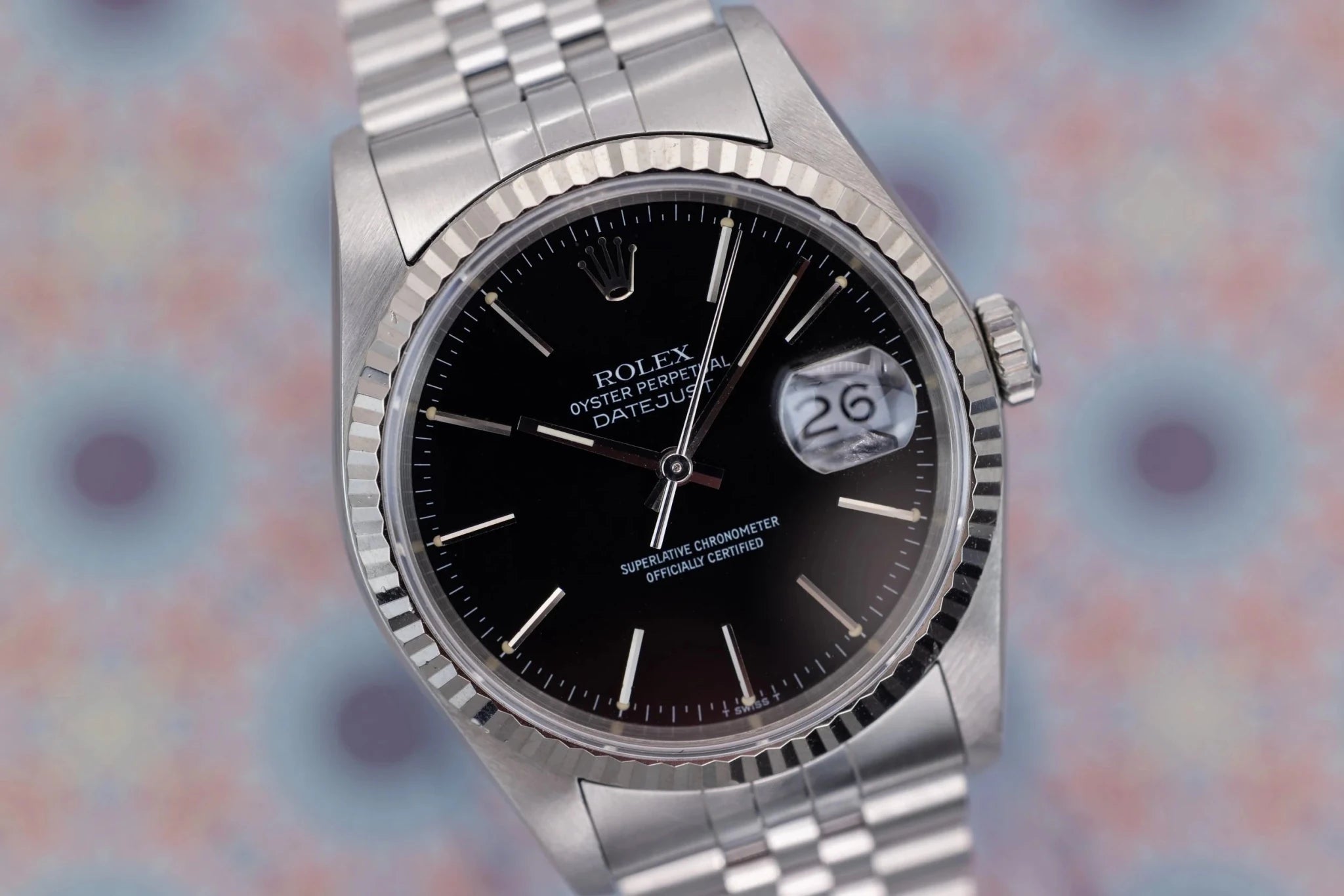 1988 Rolex Datejust Ref. 16234 | Black Dial - Sierra Time Co