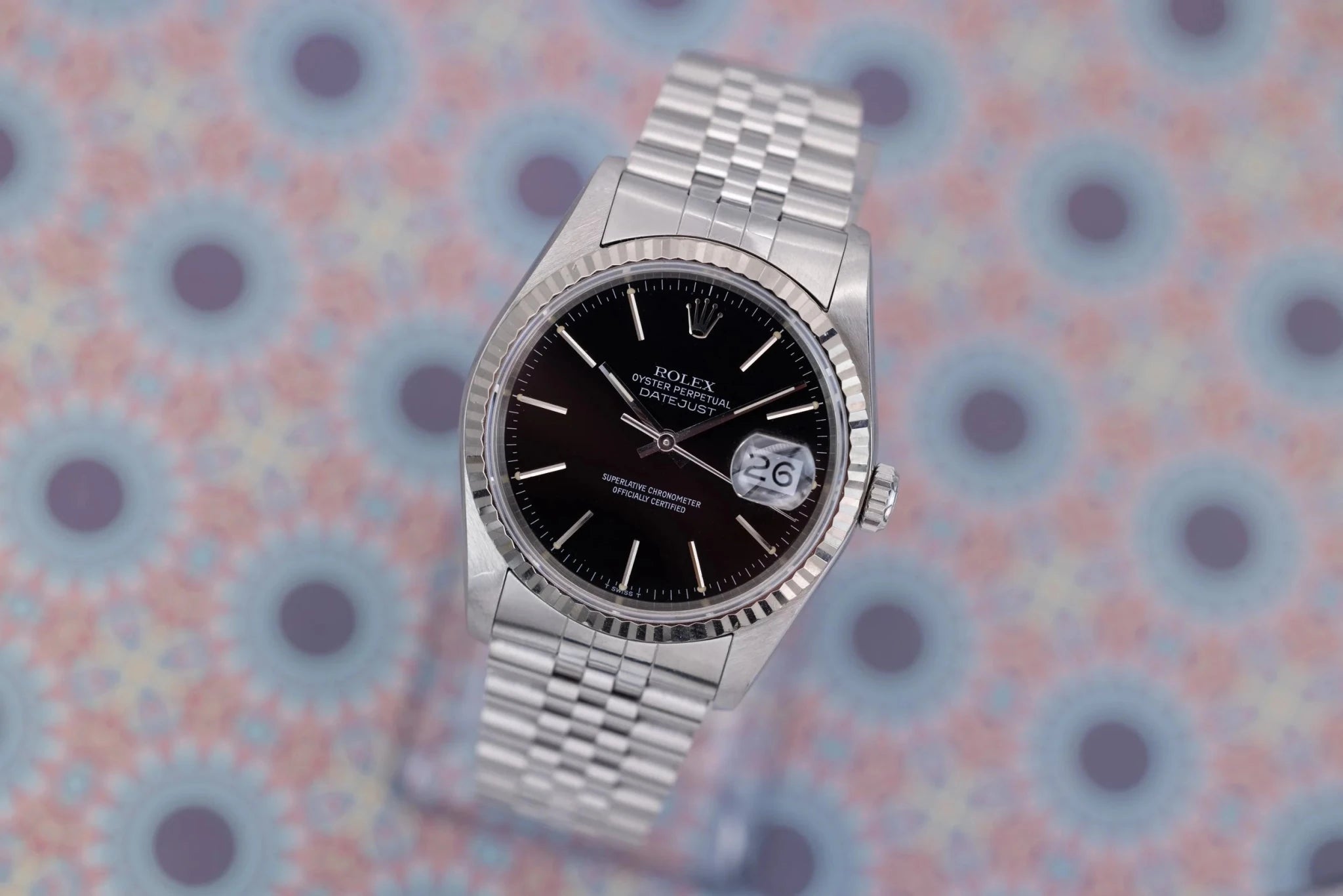 1988 Rolex Datejust Ref. 16234 | Black Dial - Sierra Time Co