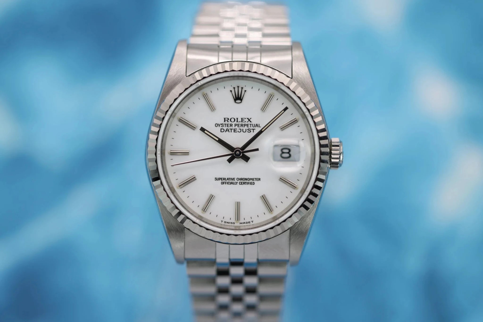 1988 Rolex Datejust Ref. 16234 | White Dial - Sierra Time Co