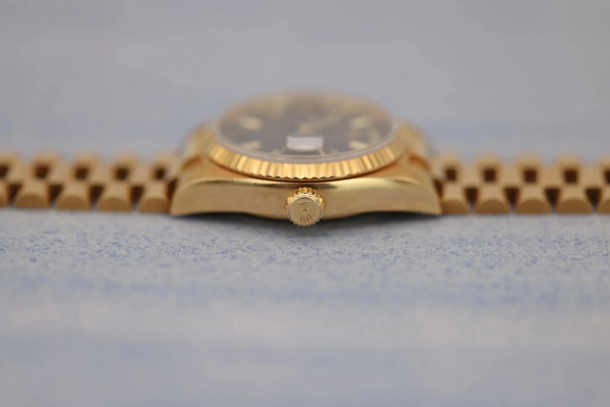 1988 Rolex Day-Date Ref. 18038 | Blue Dial | Papers - Sierra Time Co
