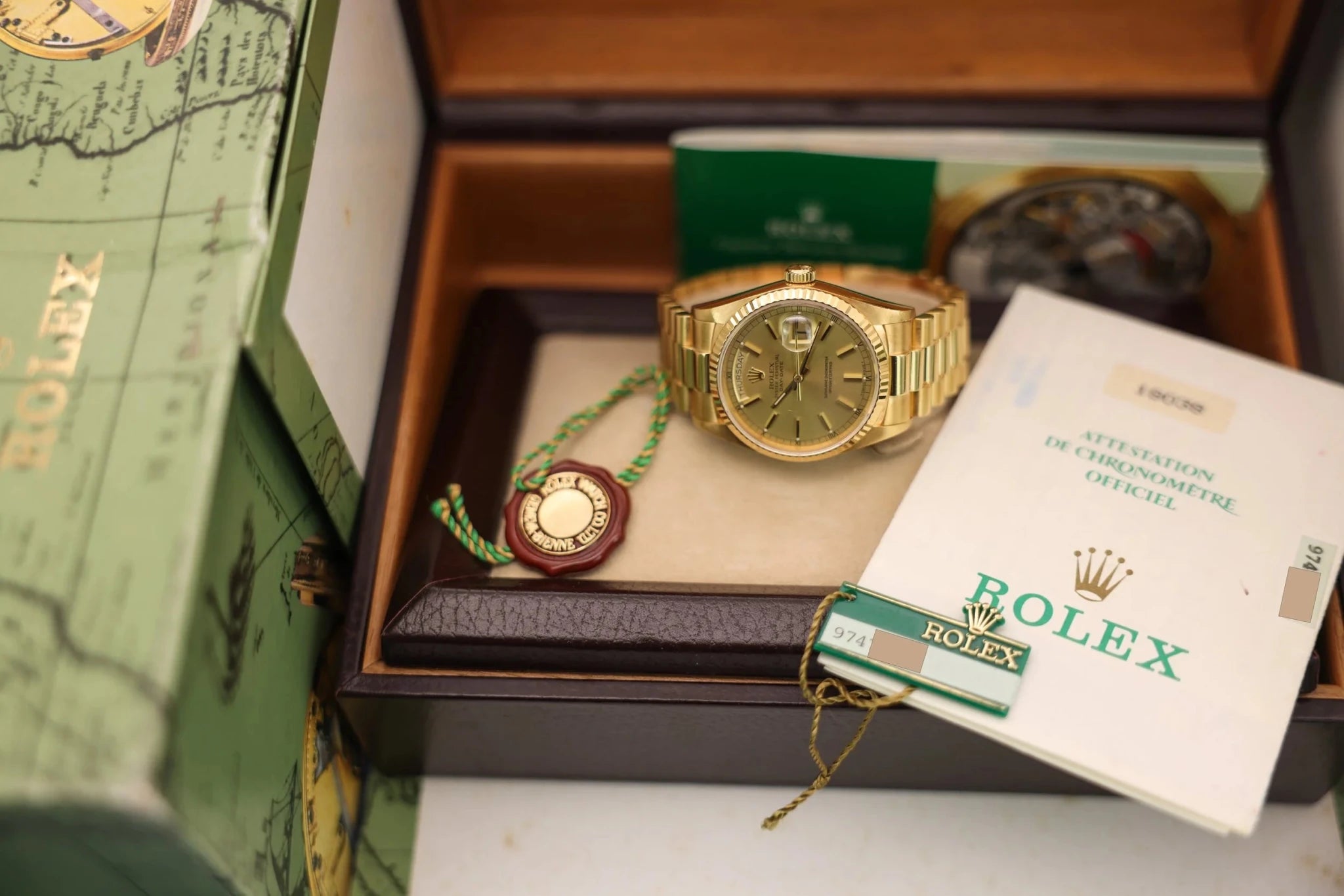1988 Rolex Day-Date Ref. 18038 | Box and Papers - Sierra Time Co