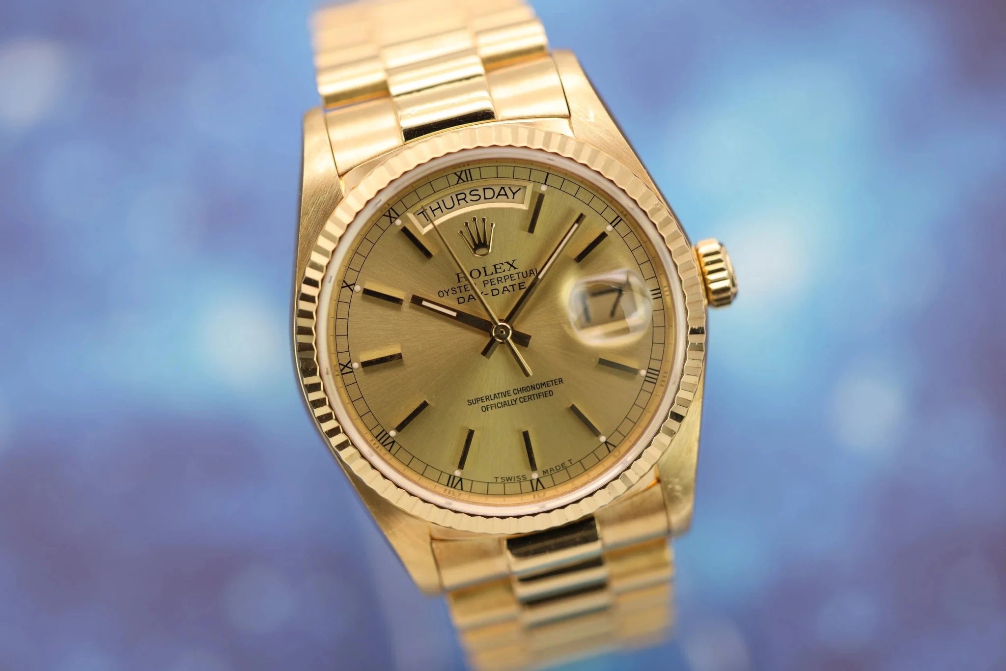 1988 Rolex Day-Date Ref. 18038 | Box and Papers - Sierra Time Co