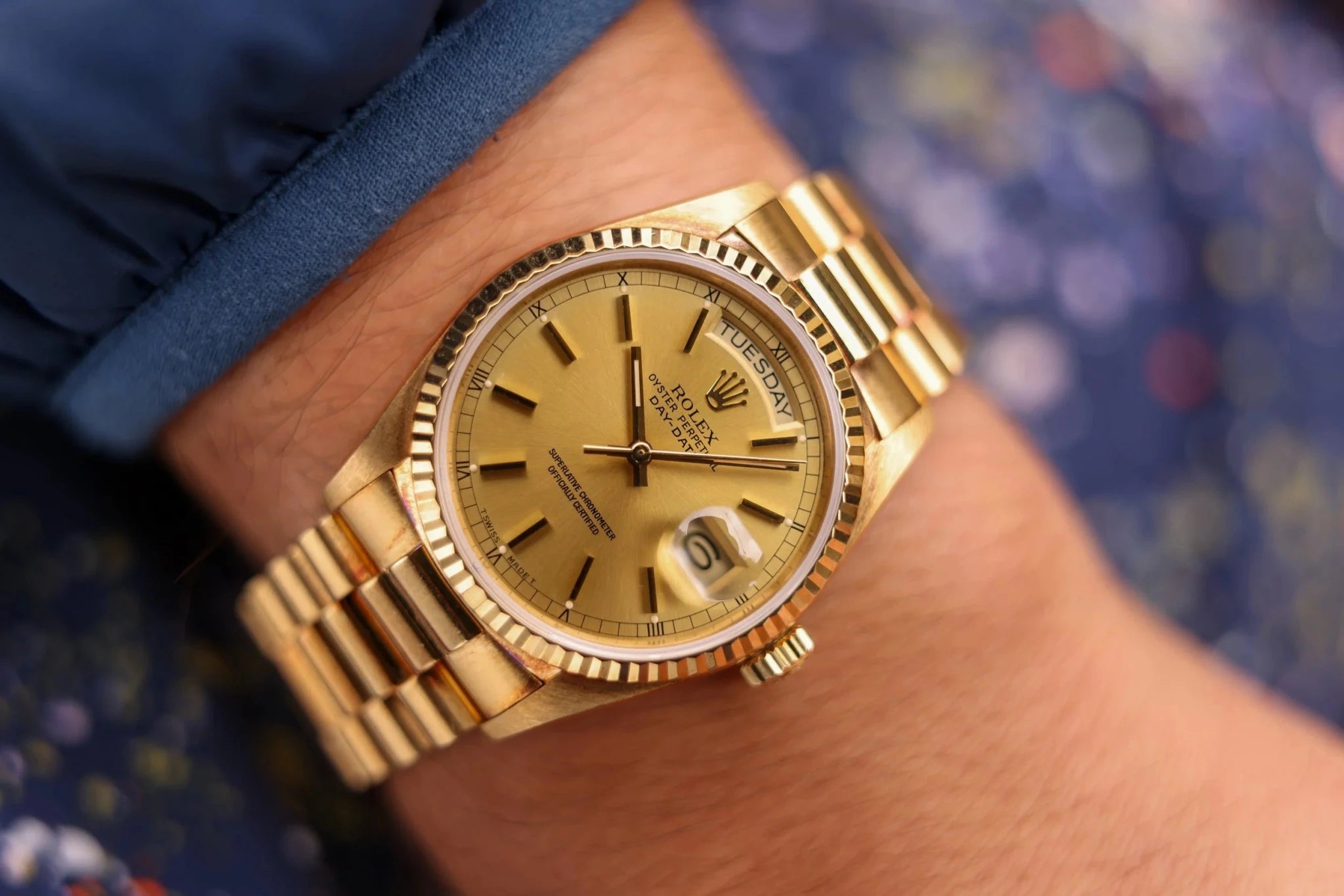 1988 Rolex Day-Date Ref. 18038 | Champagne Dial - Sierra Time Co