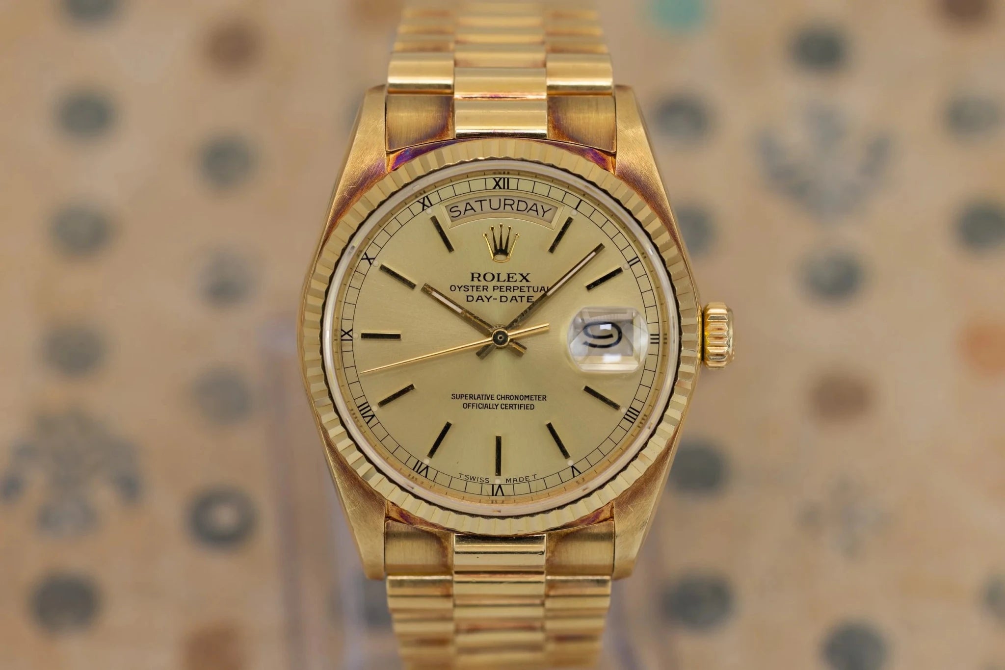 1988 Rolex Day-Date Ref. 18038 | Champagne Dial | Excellent Condition - Sierra Time Co
