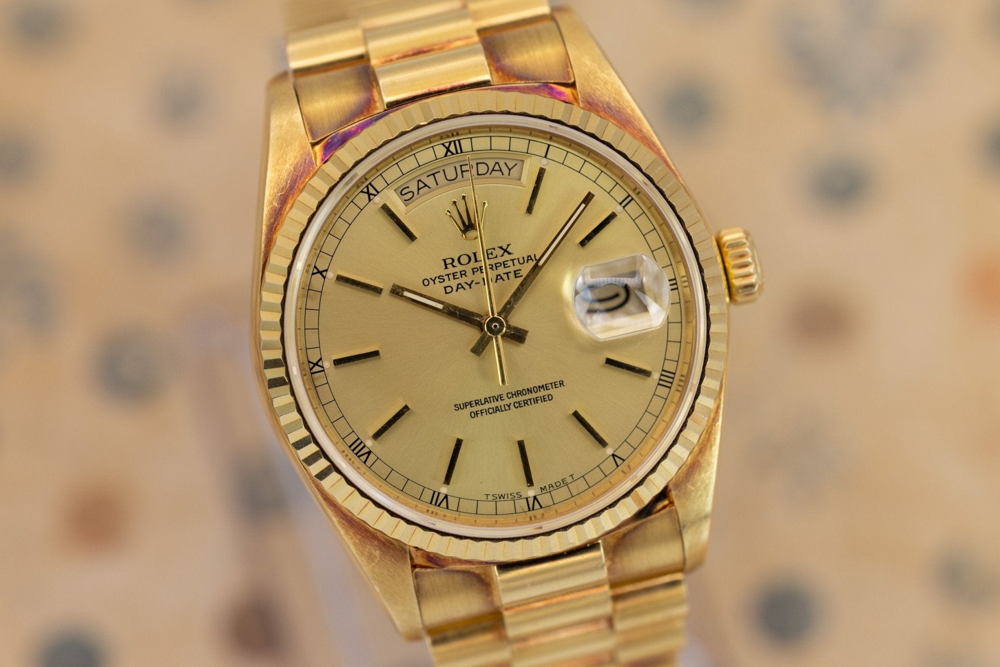 1988 Rolex Day-Date Ref. 18038 | Champagne Dial | Excellent Condition - Sierra Time Co