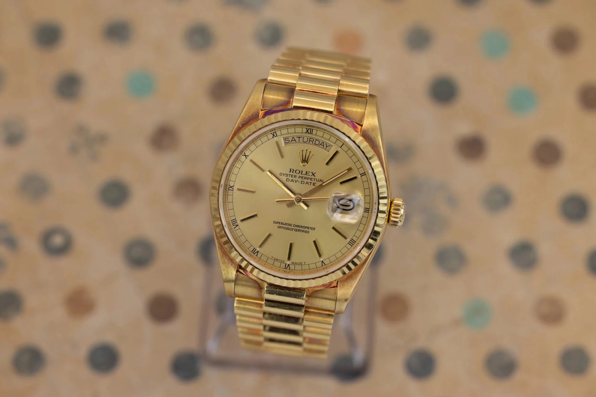 1988 Rolex Day-Date Ref. 18038 | Champagne Dial | Excellent Condition - Sierra Time Co