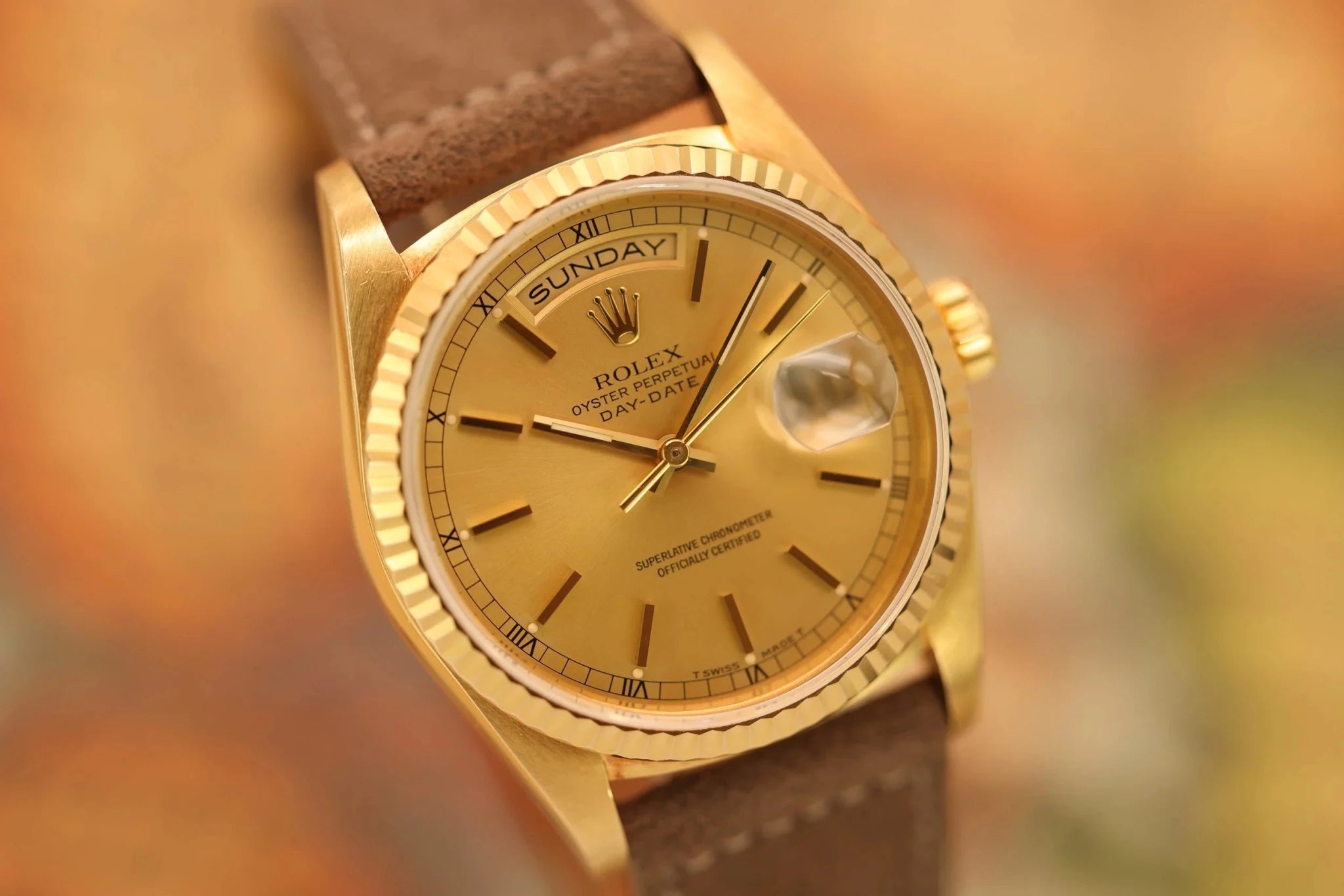 1988 Rolex Day-Date Ref. 18238 | Champagne Dial - Sierra Time Co