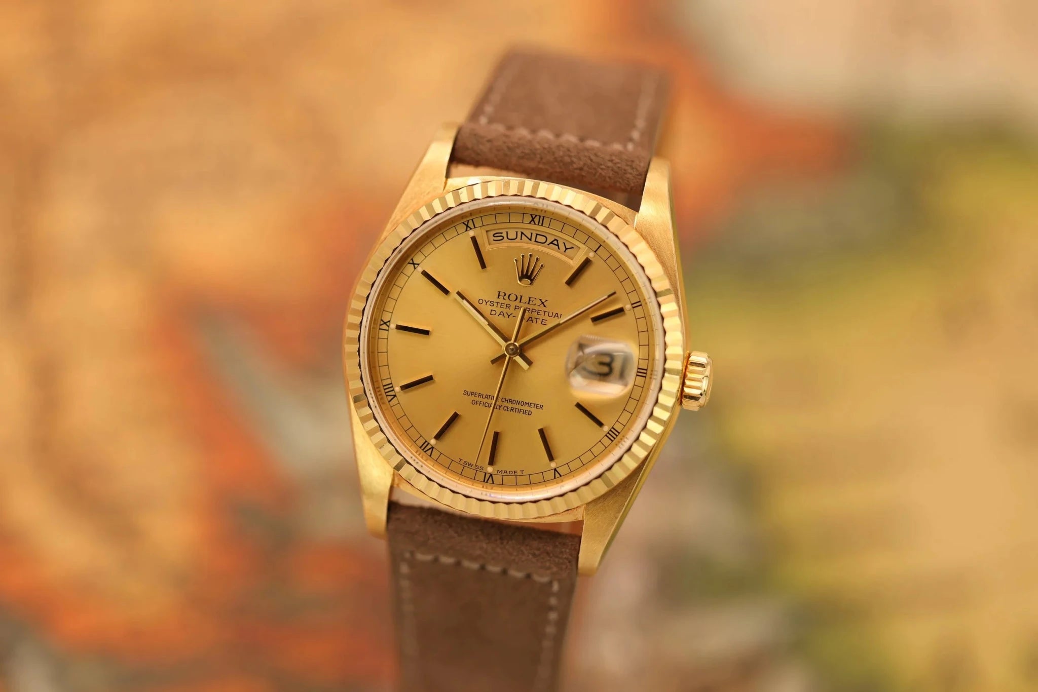 1988 Rolex Day-Date Ref. 18238 | Champagne Dial - Sierra Time Co