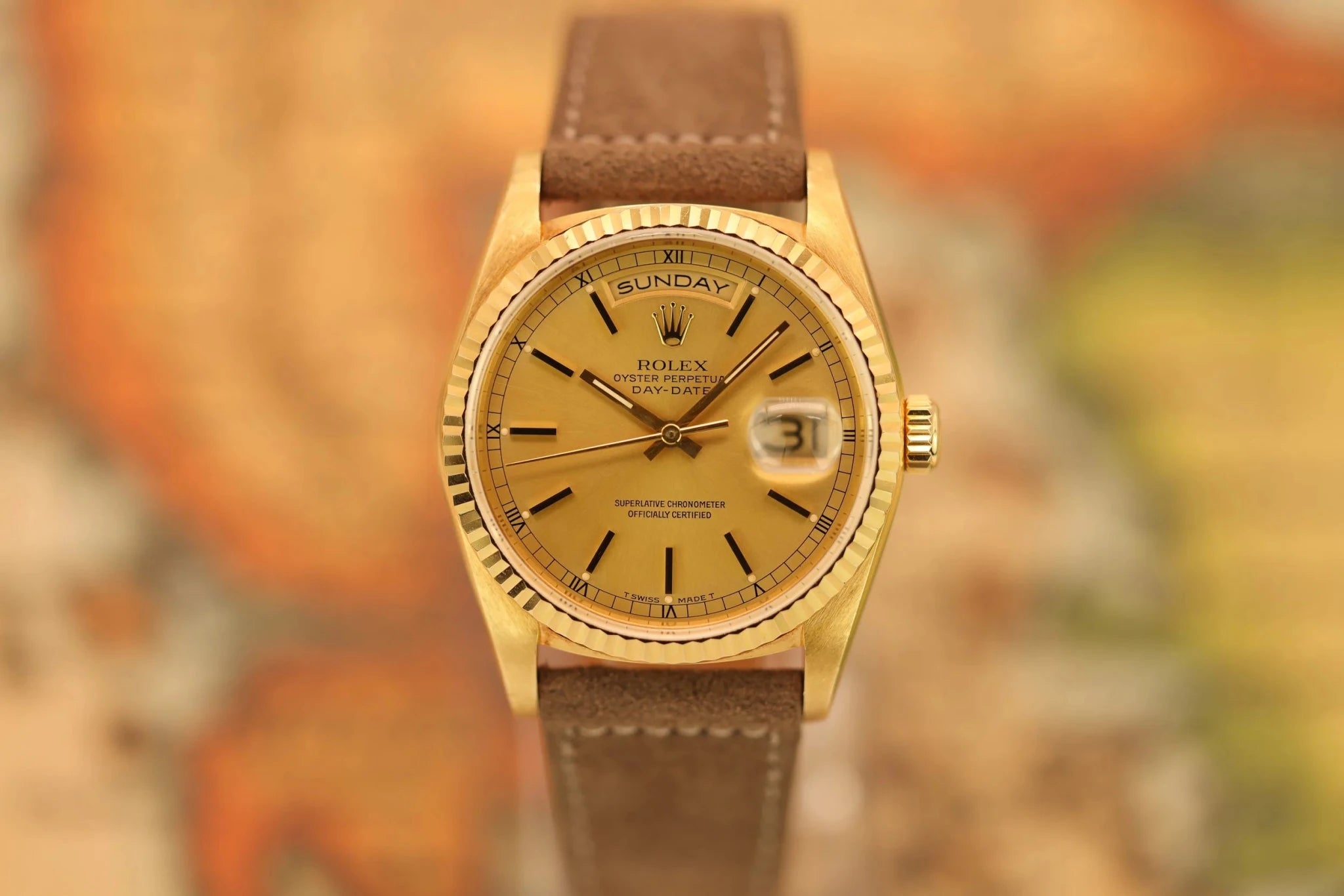 1988 Rolex Day-Date Ref. 18238 | Champagne Dial - Sierra Time Co