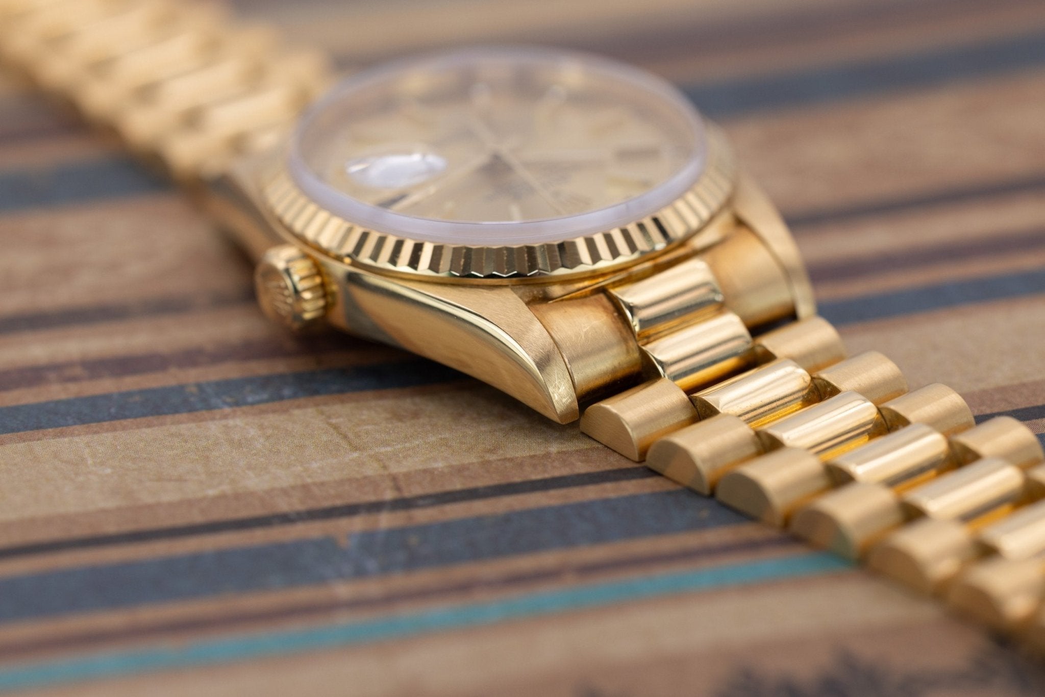 1988 Rolex Day-Date Ref. 18238 | Champagne Dial | Box and Papers - Sierra Time Co