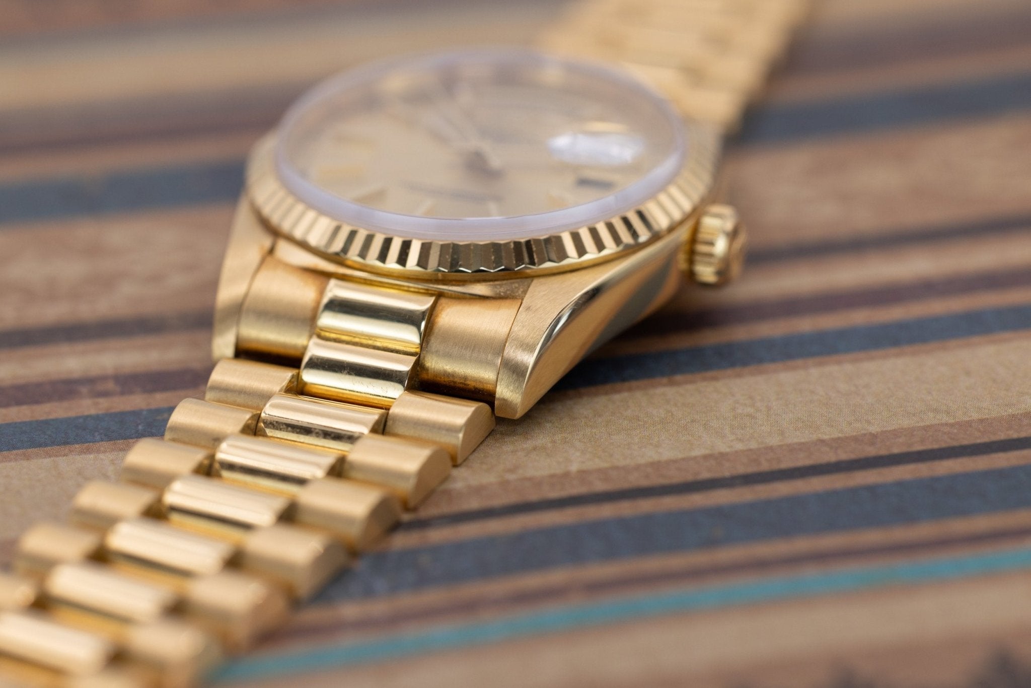 1988 Rolex Day-Date Ref. 18238 | Champagne Dial | Box and Papers - Sierra Time Co