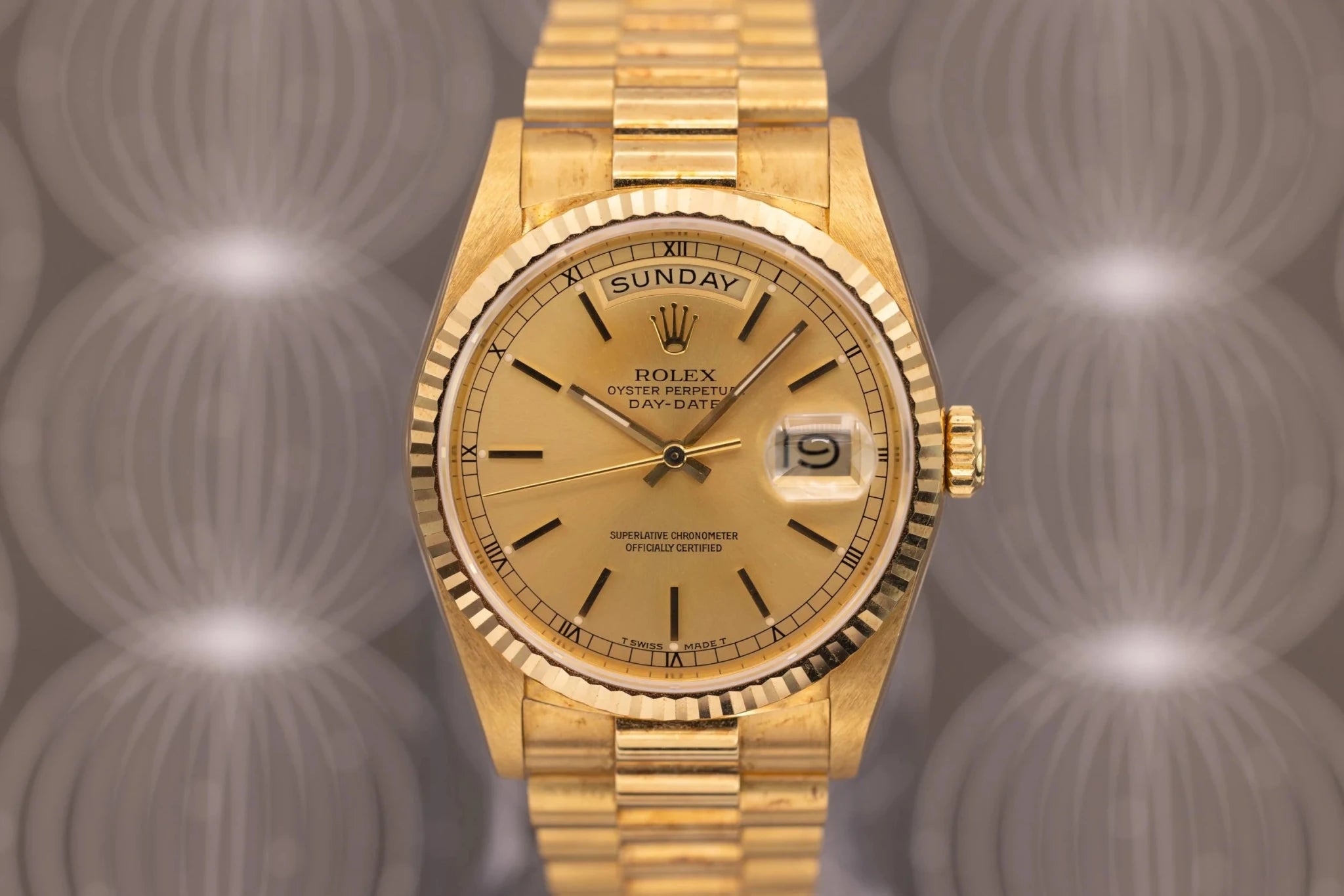 1988 Rolex Day-Date Ref. 18238 | Mint Condition | Champagne Dial - Sierra Time Co