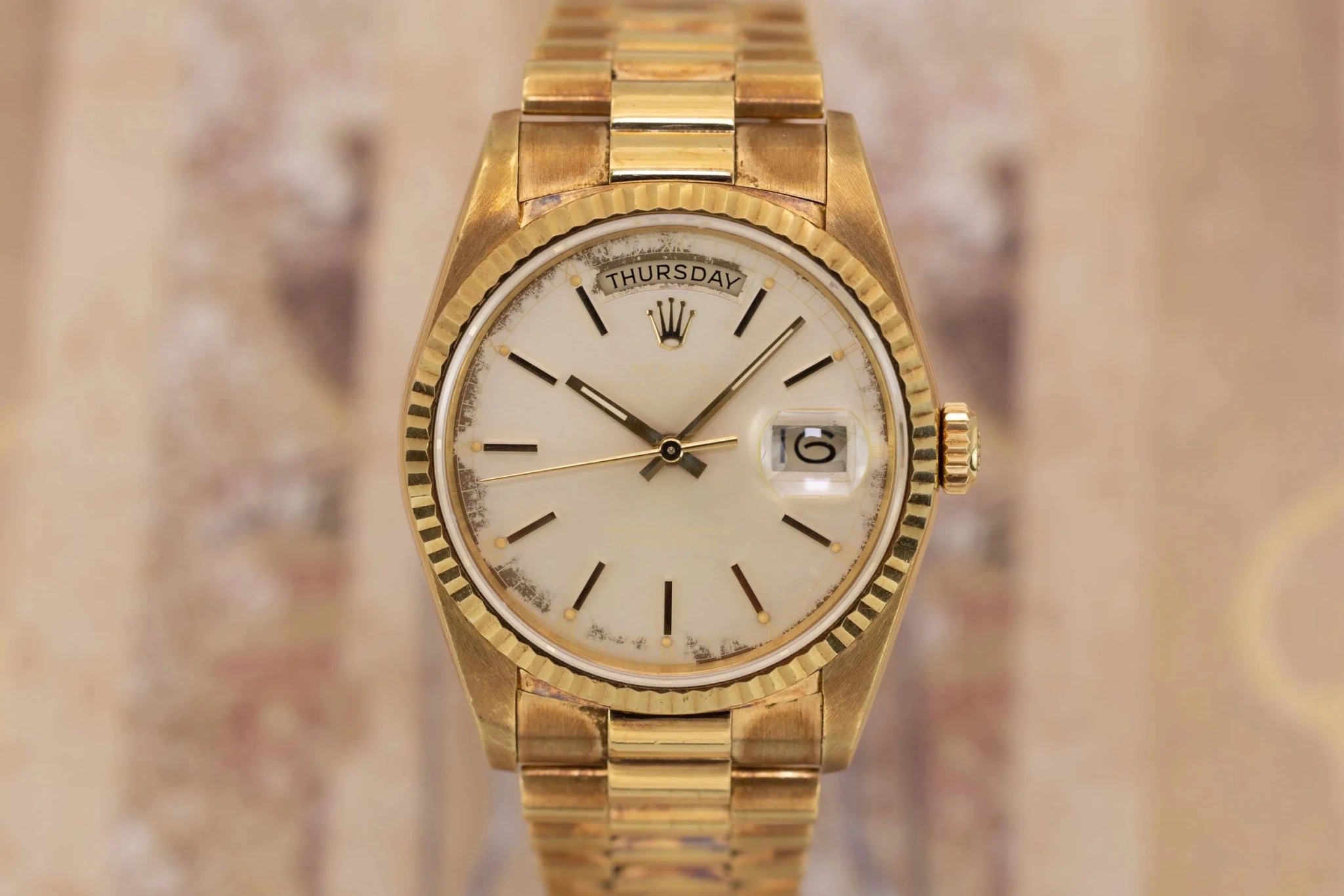 1988 Rolex Day-Date Ref. 18238 | Tropical Ghost Dial - Sierra Time Co