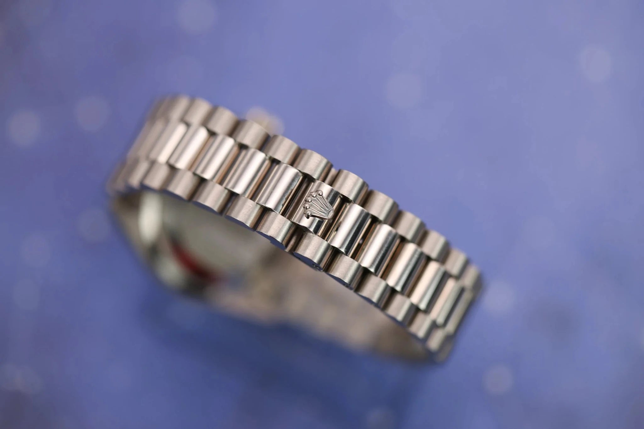 1988 Rolex Day-Date Ref. 18239 | Silver Stick Dial - Sierra Time Co
