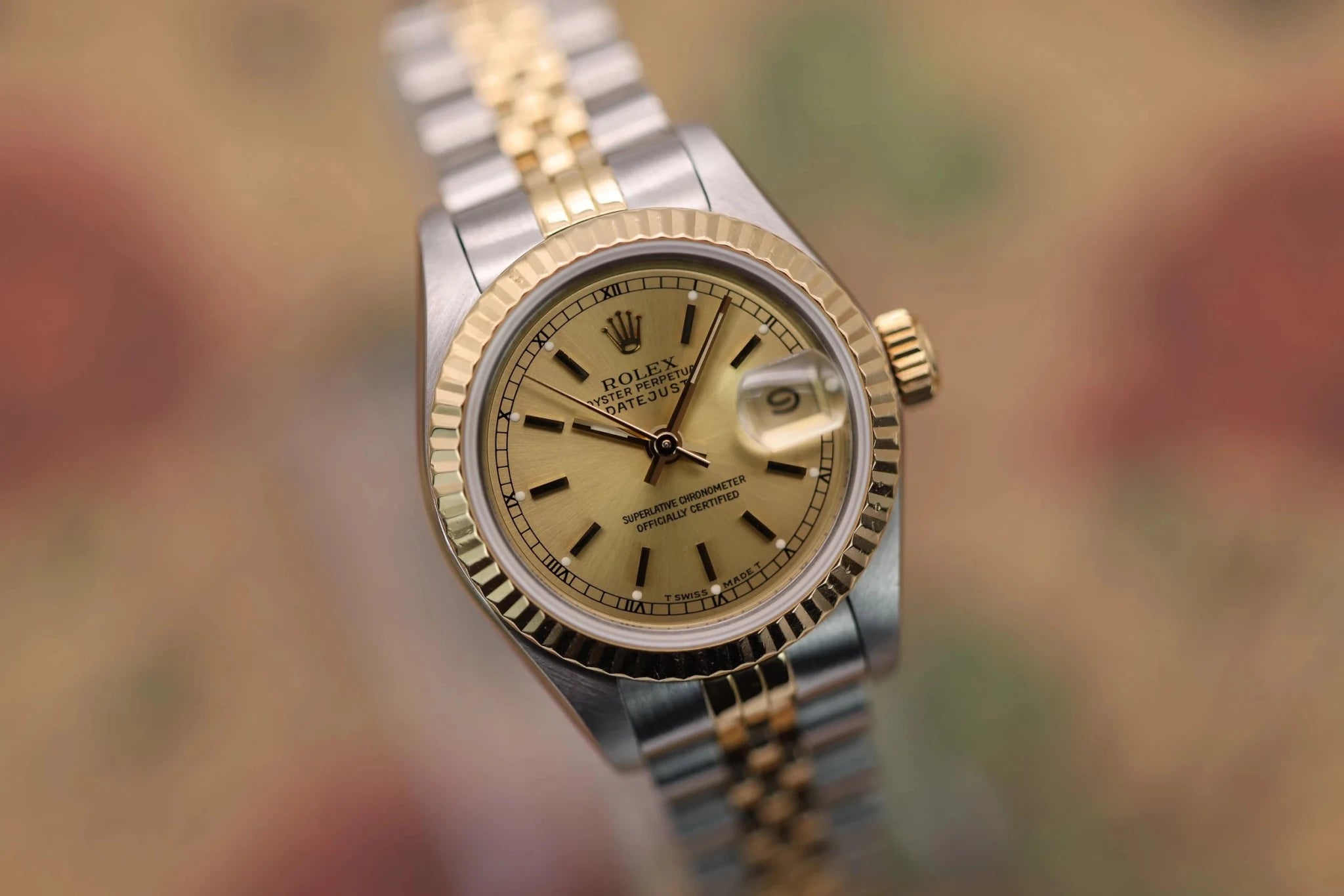 1988 Rolex Ladies Datejust Ref. 69173 | Champagne Dial - Sierra Time Co