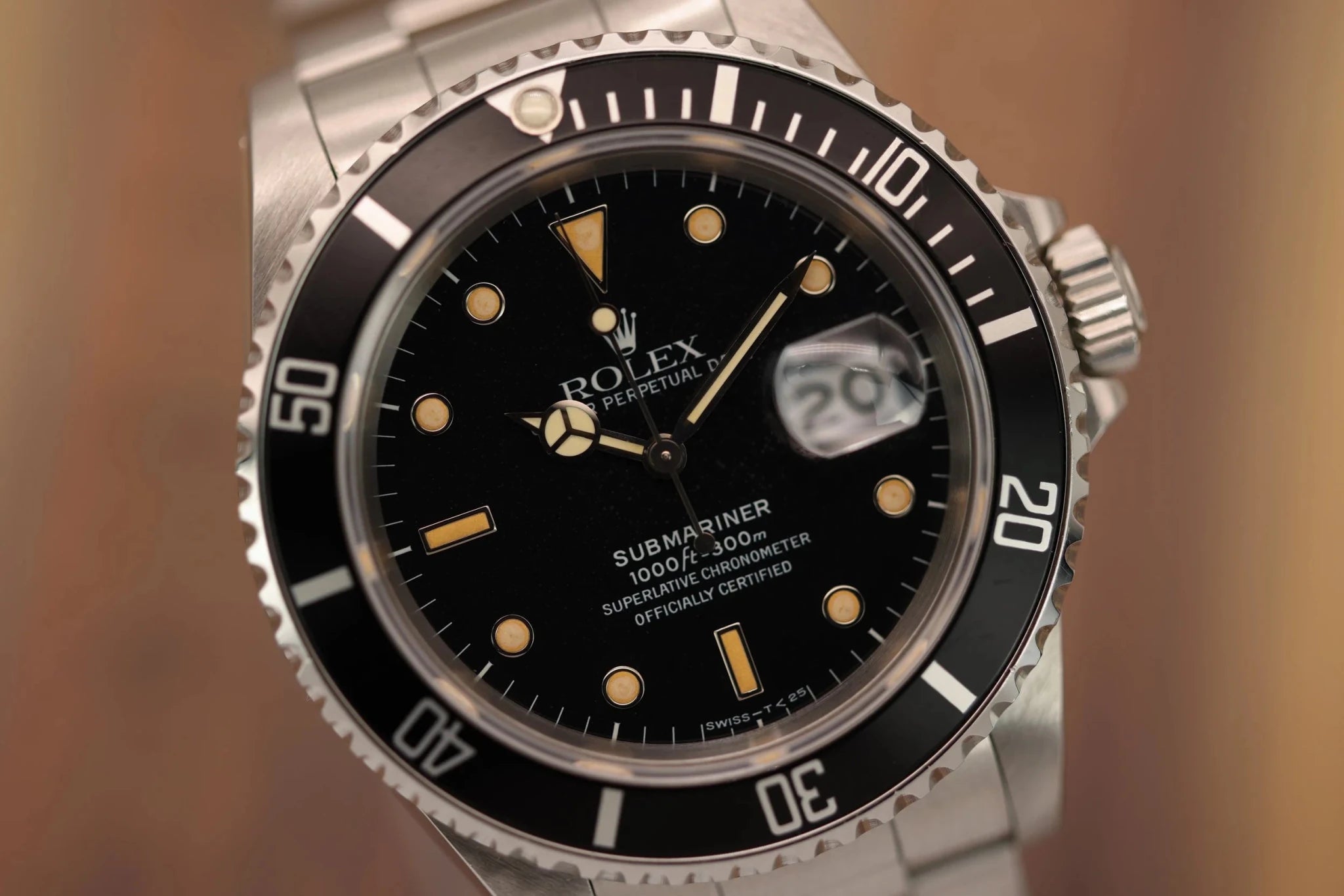 1988 Rolex Submariner Date Ref. 16610 | Vivid Patina - Sierra Time Co