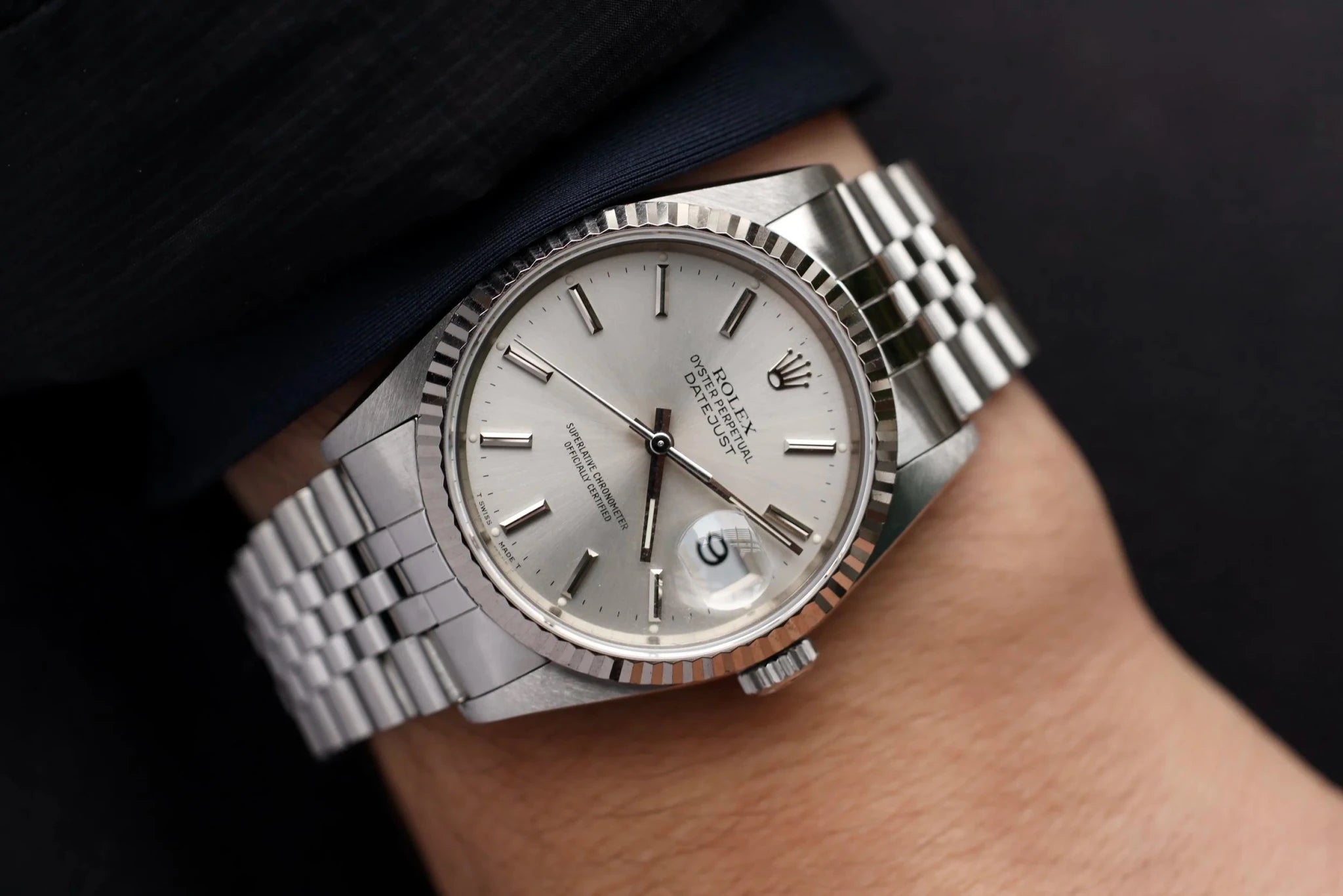 1989 Rolex Datejust Ref. 16234 | Silver Dial - Sierra Time Co