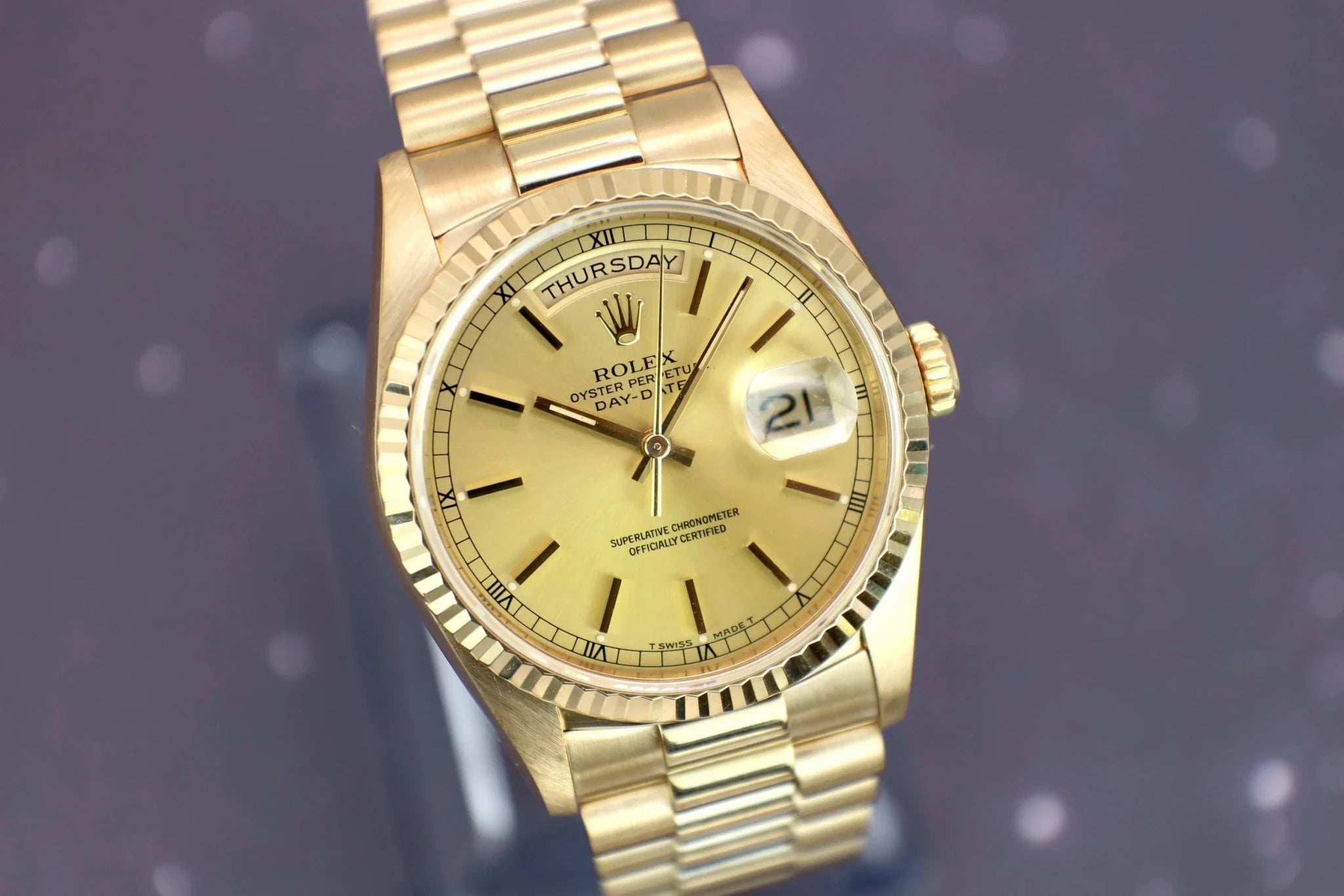 1989 Rolex Day-Date Ref. 18238 | Champagne Dial - Sierra Time Co