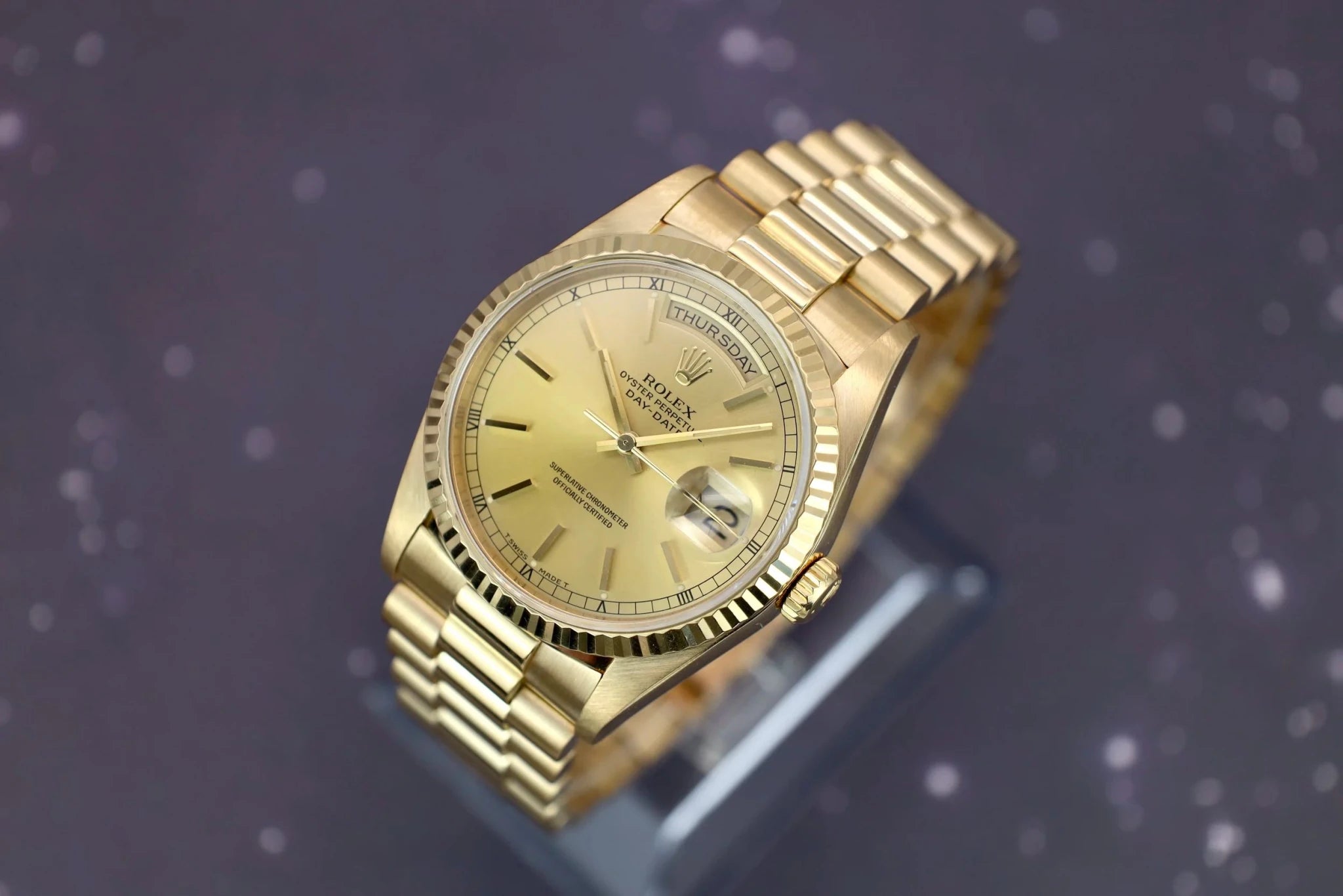 1989 Rolex Day-Date Ref. 18238 | Champagne Dial - Sierra Time Co