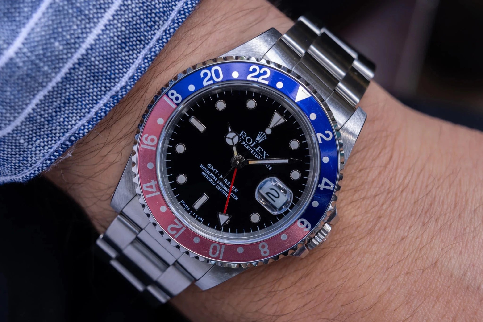 1989 Rolex GMT Master Ref. 16700 | Pepsi | Box and Papers - Sierra Time Co