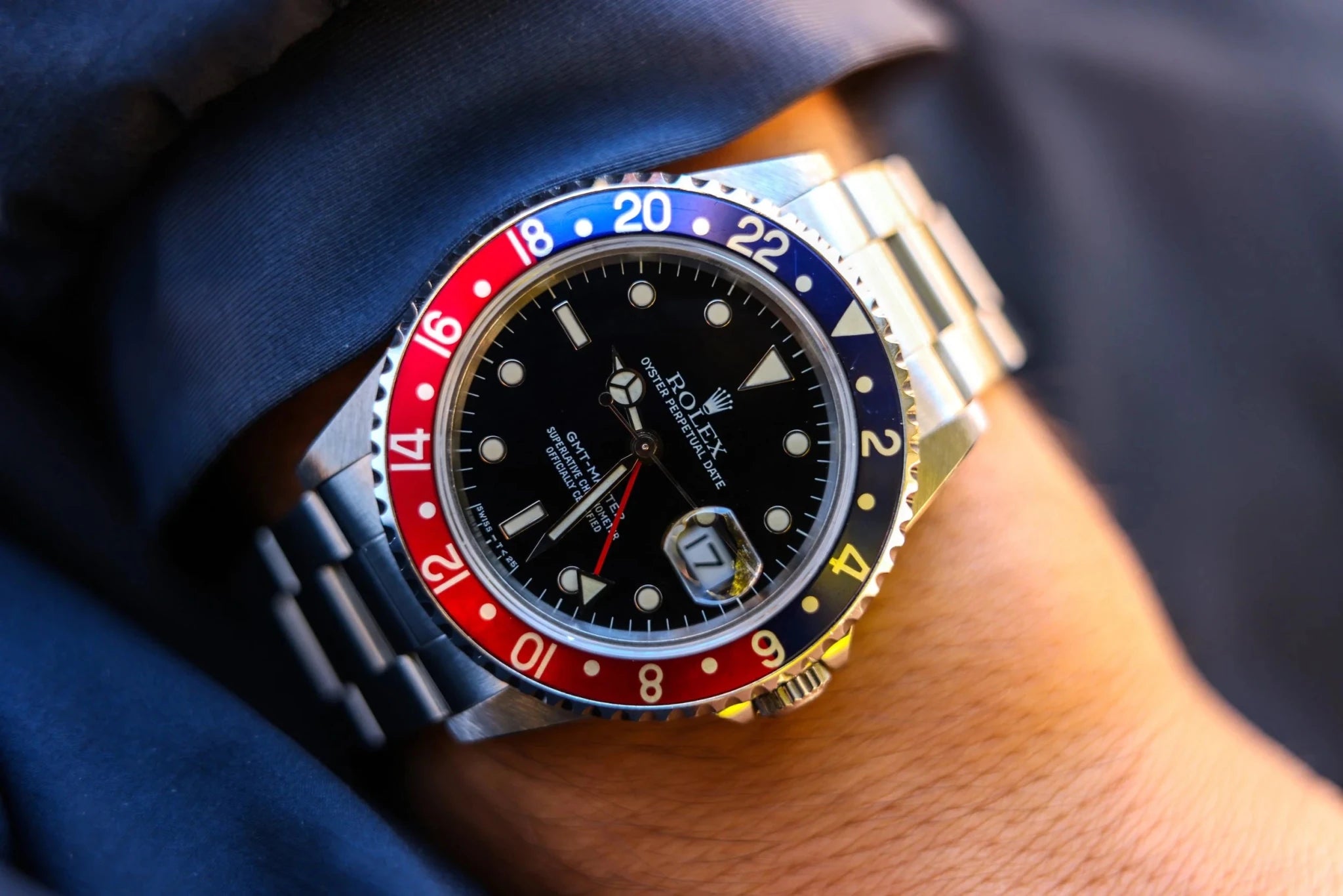 1989 Rolex GMT Master Ref. 16700 Pepsi | Creamy Patina - Sierra Time Co