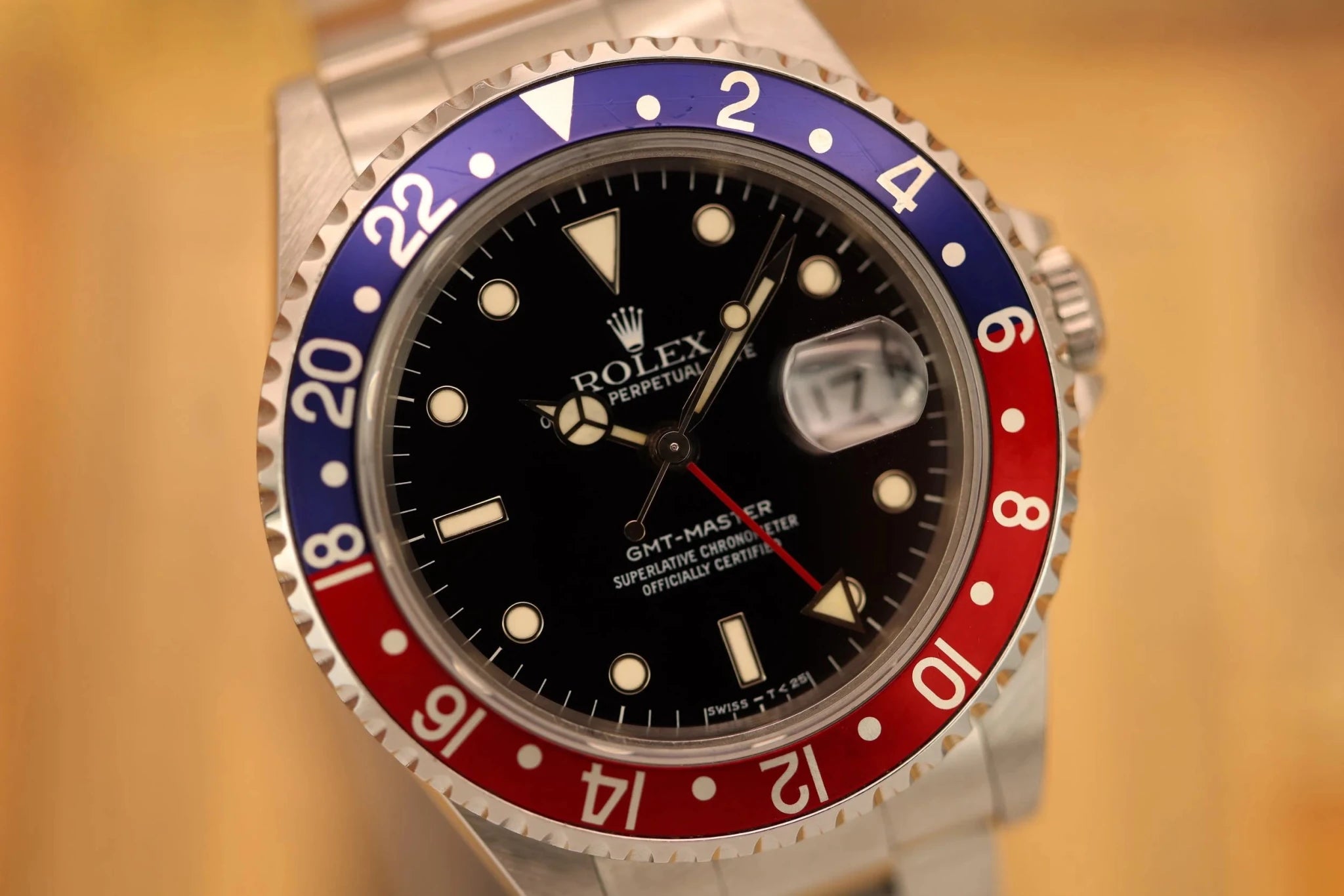 1989 Rolex GMT Master Ref. 16700 Pepsi | Creamy Patina - Sierra Time Co