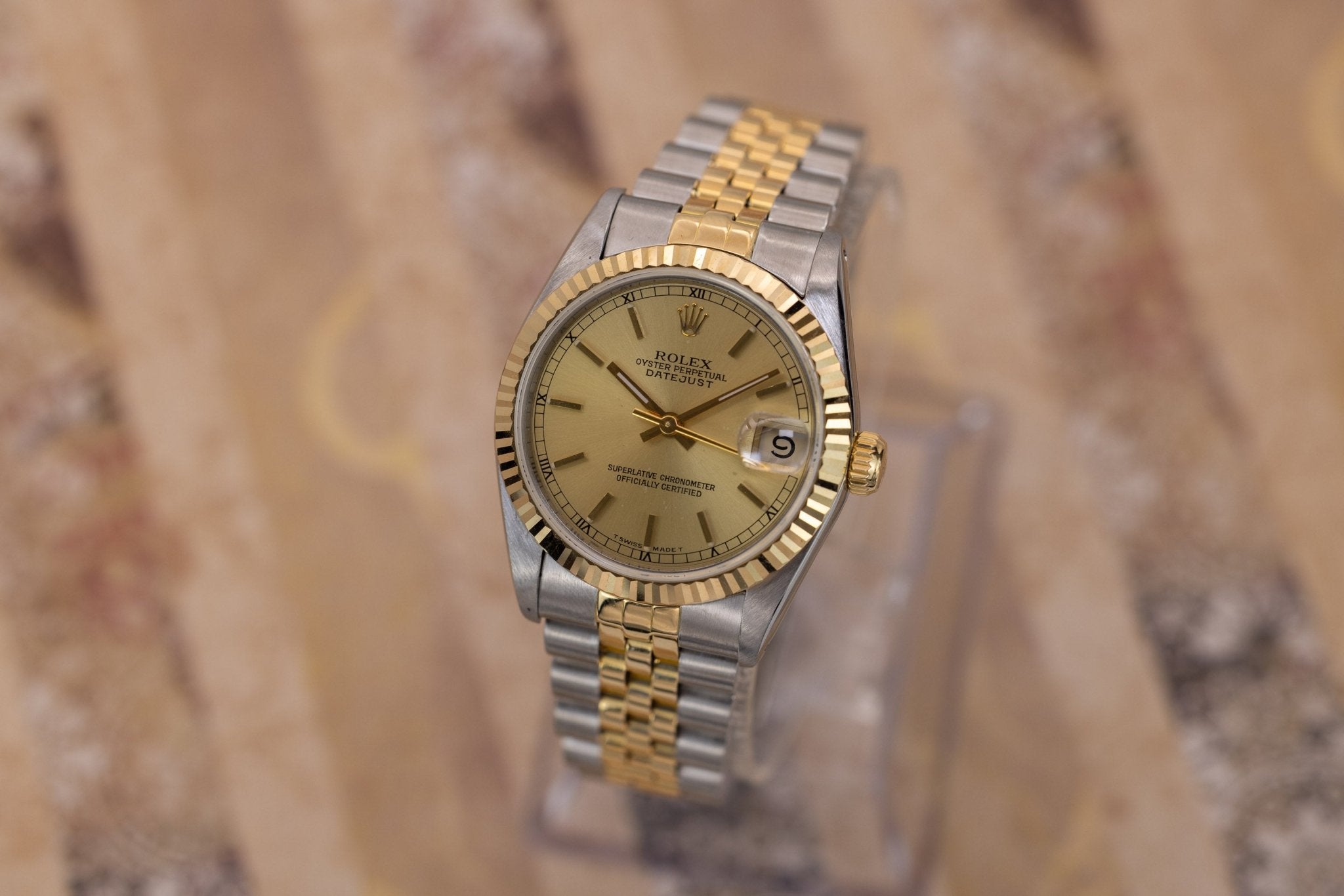 1989 Rolex Ladies Datejust Ref. 68273 | 31mm | Champagne Dial - Sierra Time Co