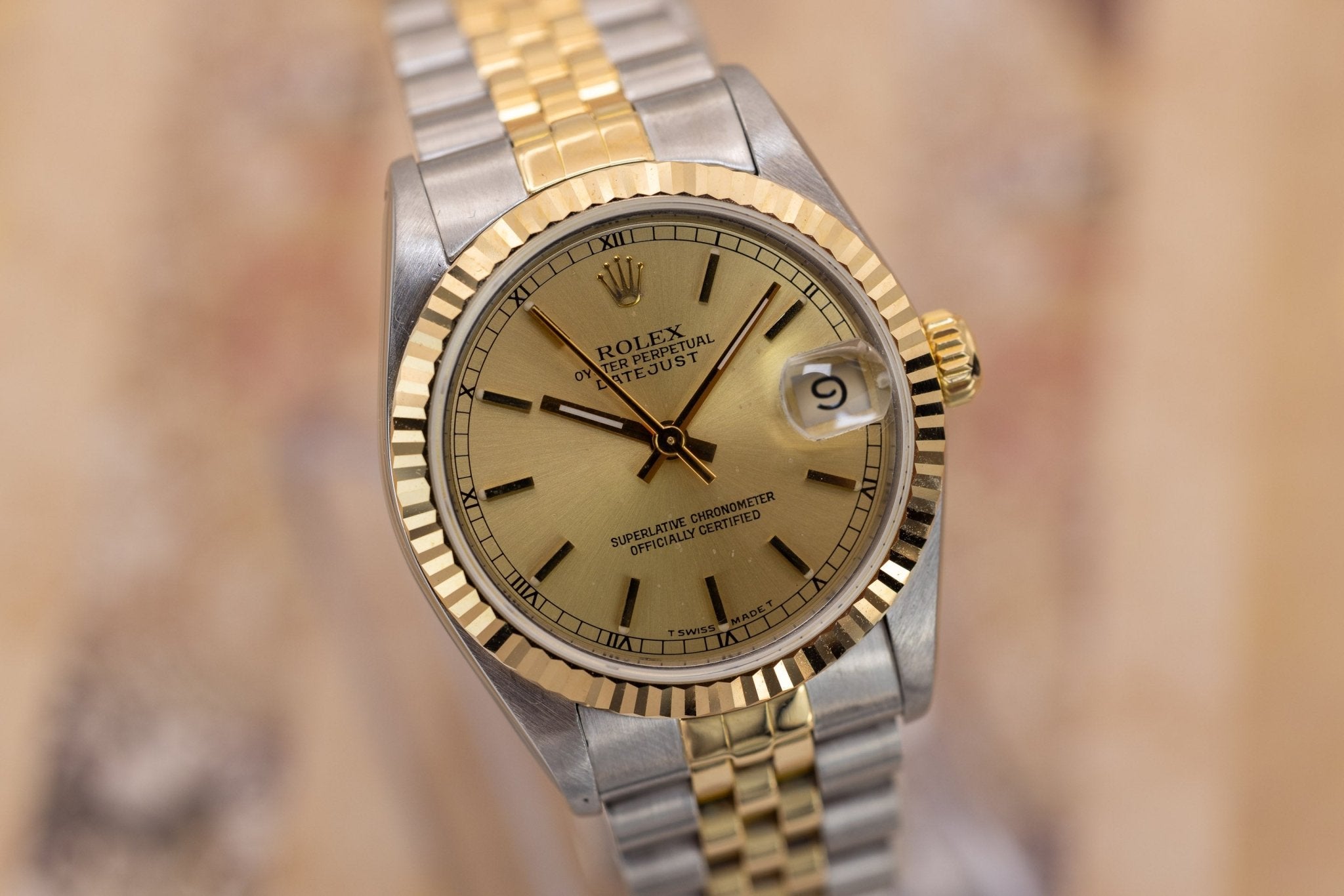 1989 Rolex Ladies Datejust Ref. 68273 | 31mm | Champagne Dial - Sierra Time Co