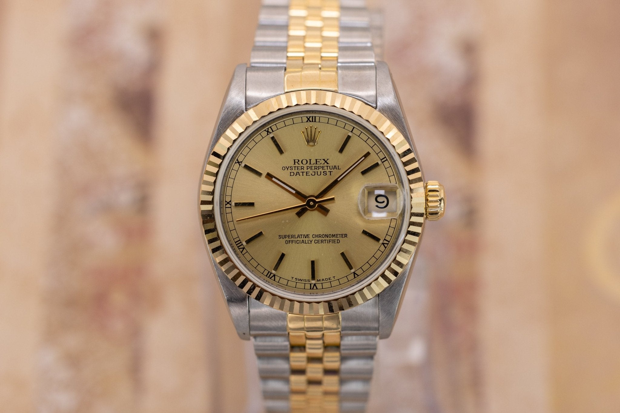 1989 Rolex Ladies Datejust Ref. 68273 | 31mm | Champagne Dial - Sierra Time Co