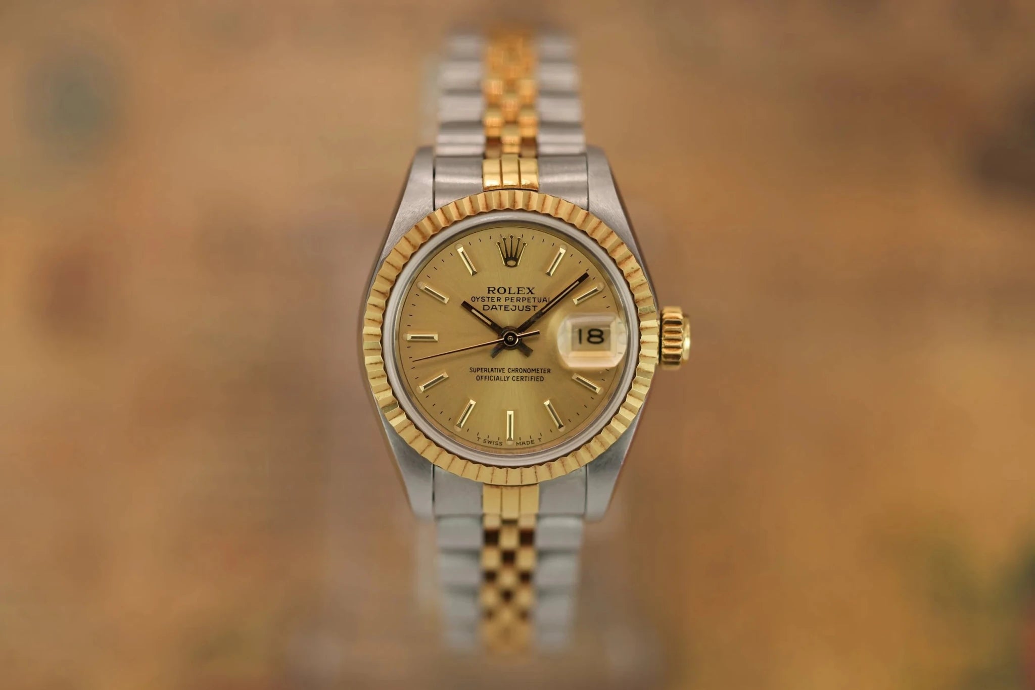 1989 Rolex Ladies Datejust Ref. 69173 | Champagne Dial | Mint - Sierra Time Co