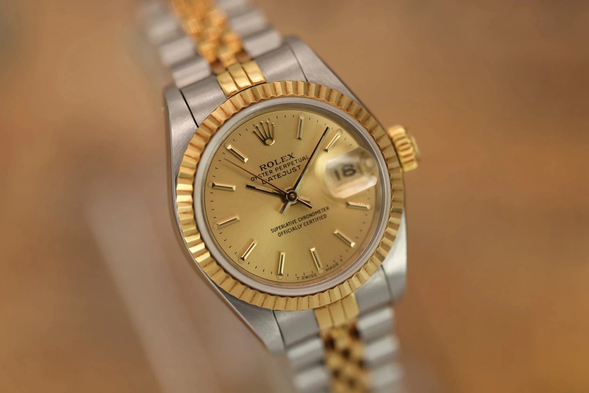 1989 Rolex Ladies Datejust Ref. 69173 | Champagne Dial | Mint - Sierra Time Co