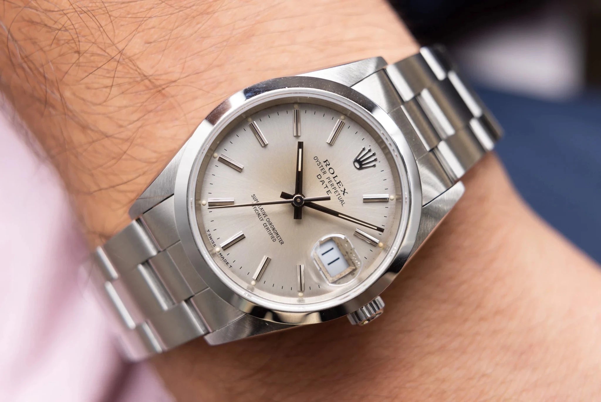 1990 Rolex Date Ref. 15200 | Silver Dial - Sierra Time Co