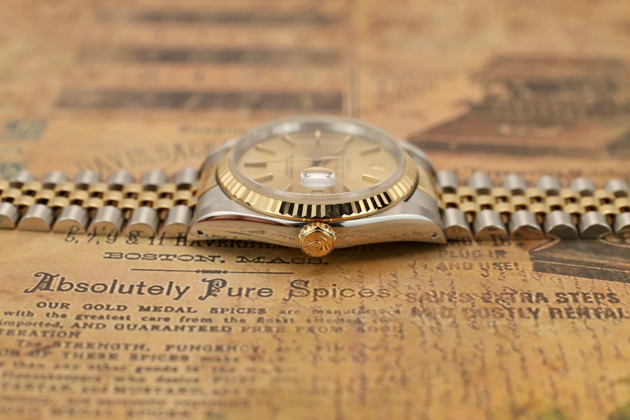 1990 Rolex Datejust Ref. 16233 | Champagne Dial - Sierra Time Co