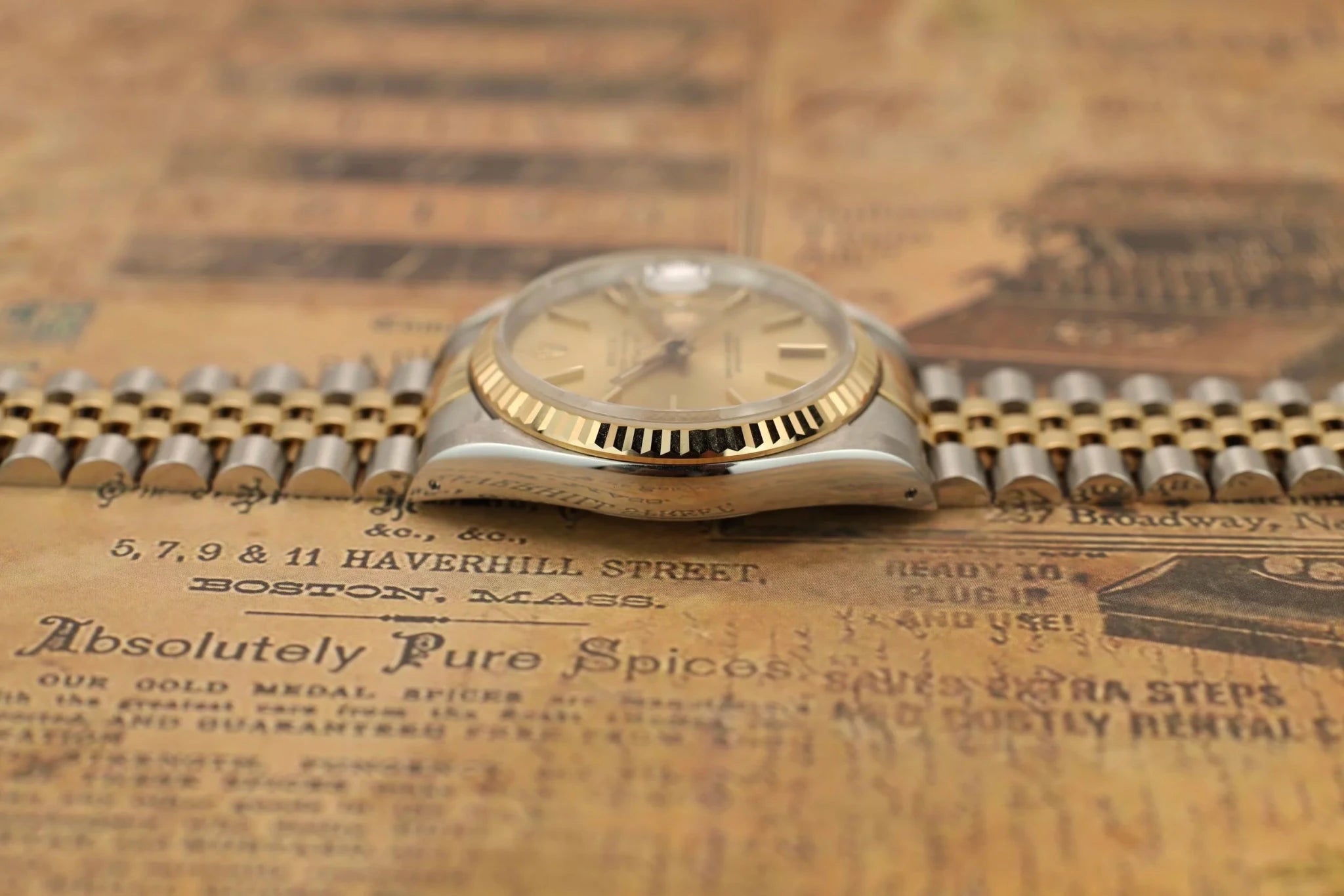 1990 Rolex Datejust Ref. 16233 | Champagne Dial - Sierra Time Co