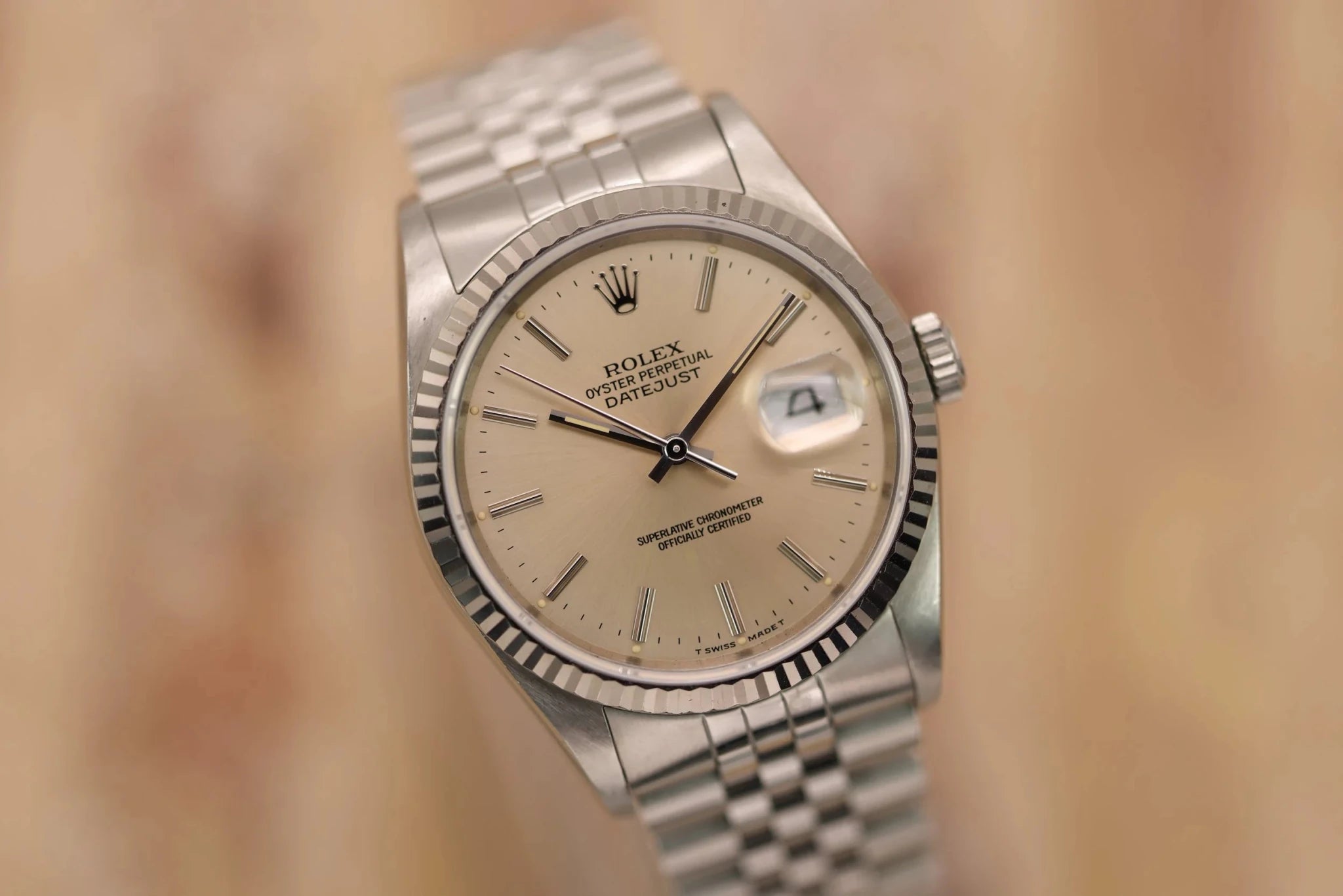 1990 Rolex Datejust Ref. 16234 | Caramel Dial - Sierra Time Co