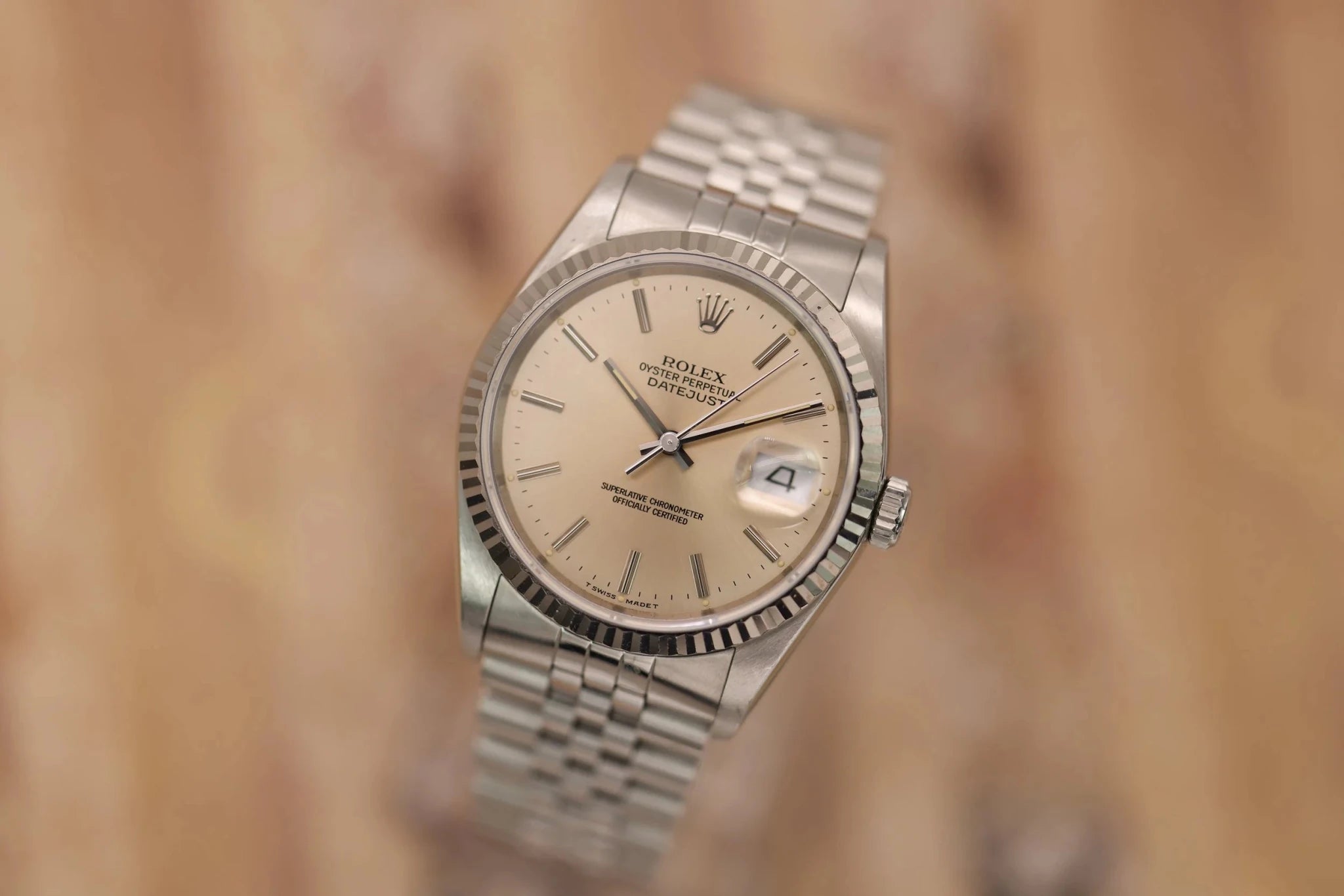 1990 Rolex Datejust Ref. 16234 | Caramel Dial - Sierra Time Co