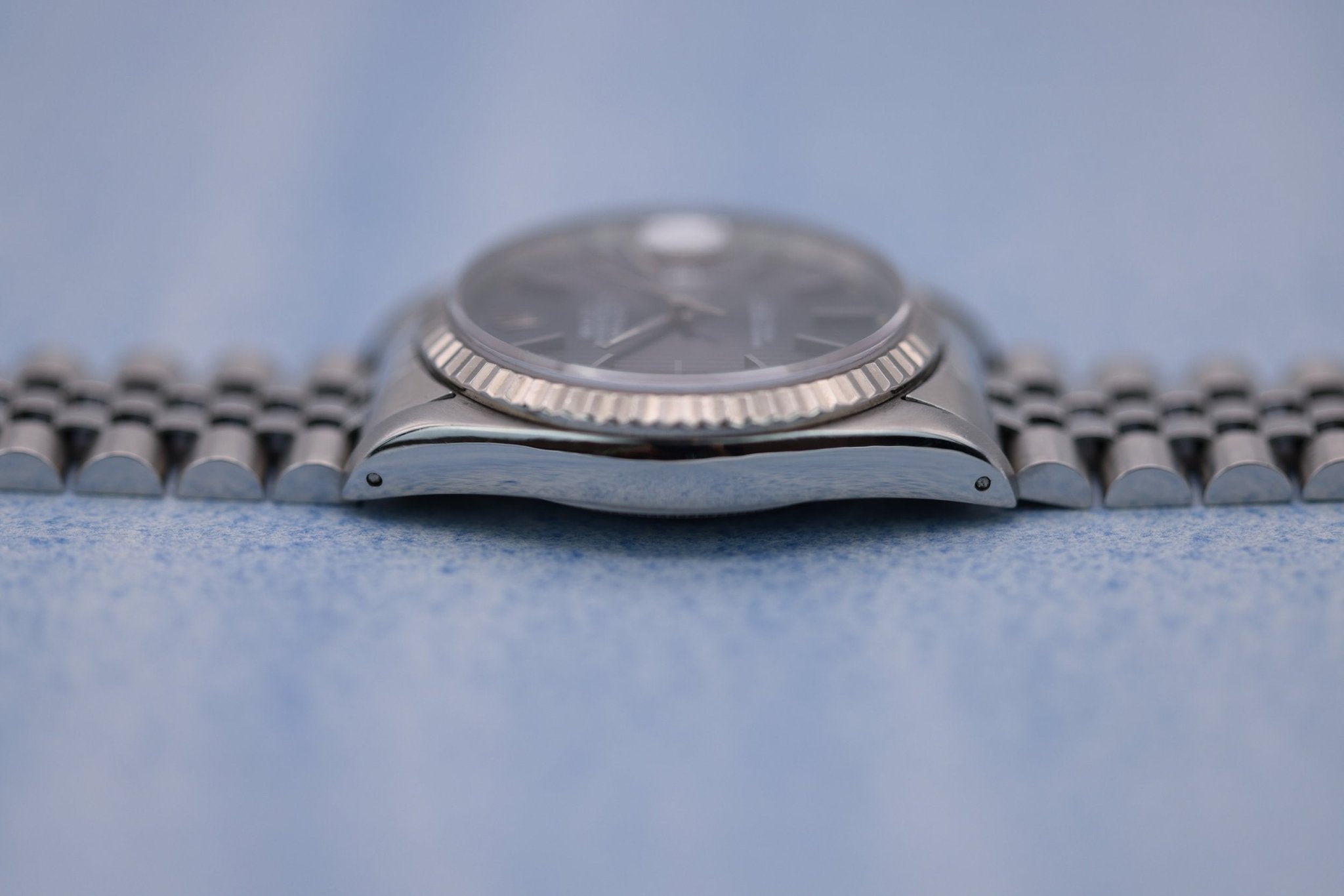 1990 Rolex Datejust Ref. 16234 | Grey Tapestry Dial - Sierra Time Co