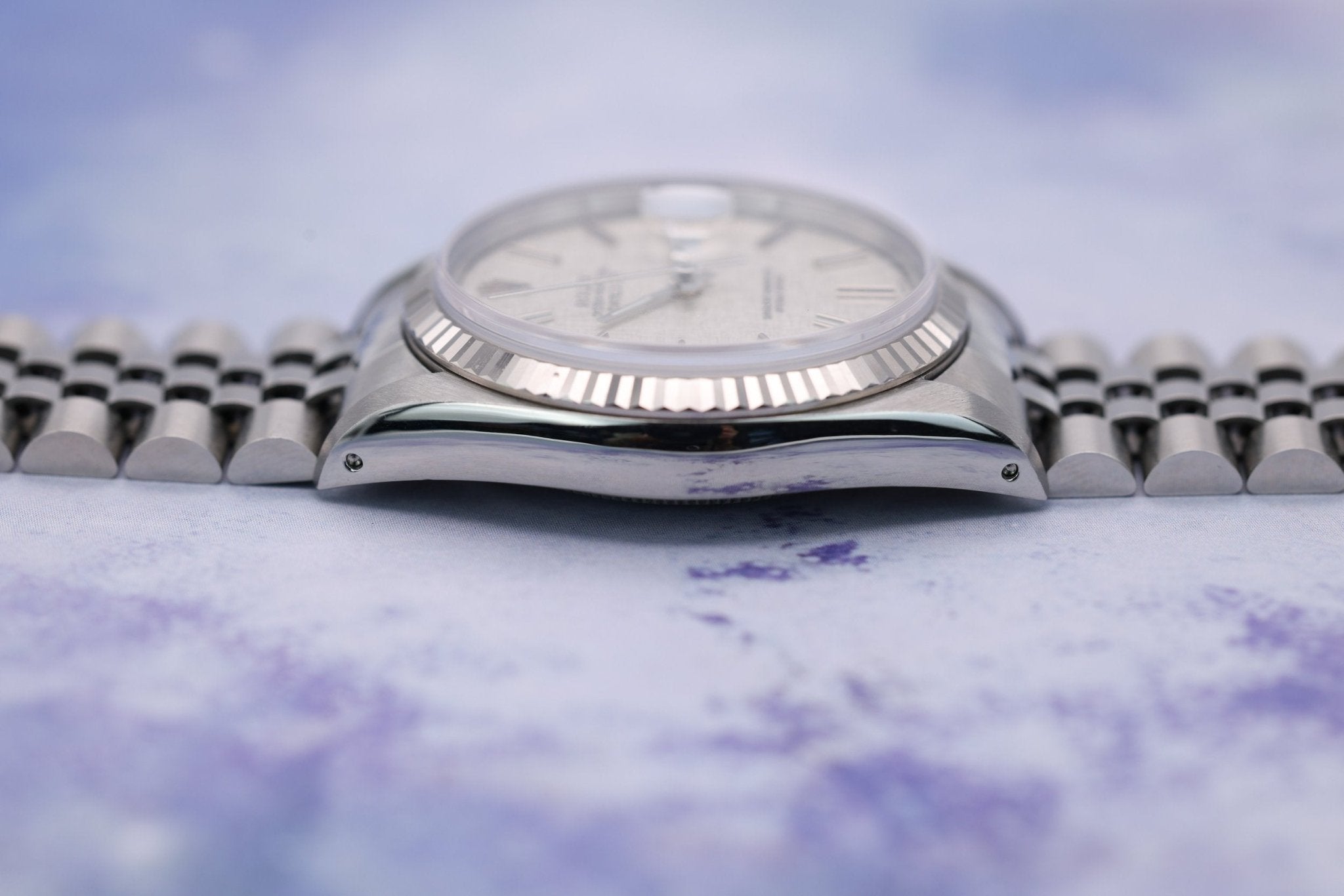 1990 Rolex Datejust Ref. 16234 | Rare Linen Dial - Sierra Time Co