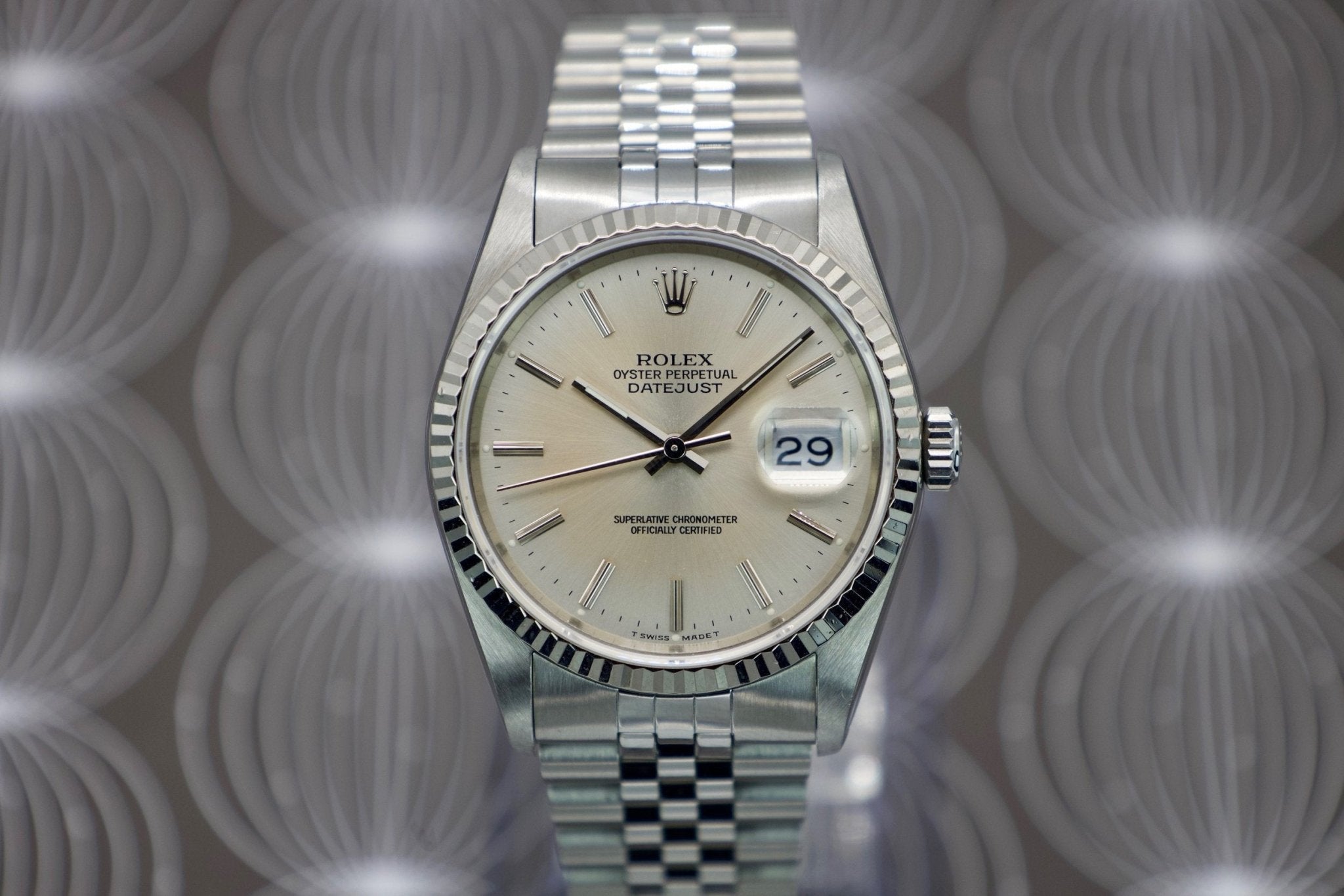 1990 Rolex Datejust Ref. 16234 | Silver Dial - Sierra Time Co