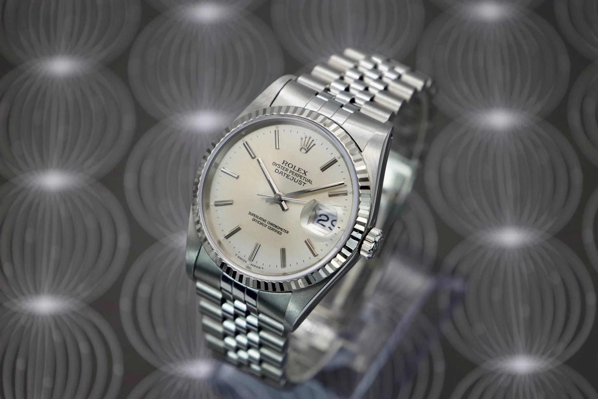 1990 Rolex Datejust Ref. 16234 | Silver Dial - Sierra Time Co