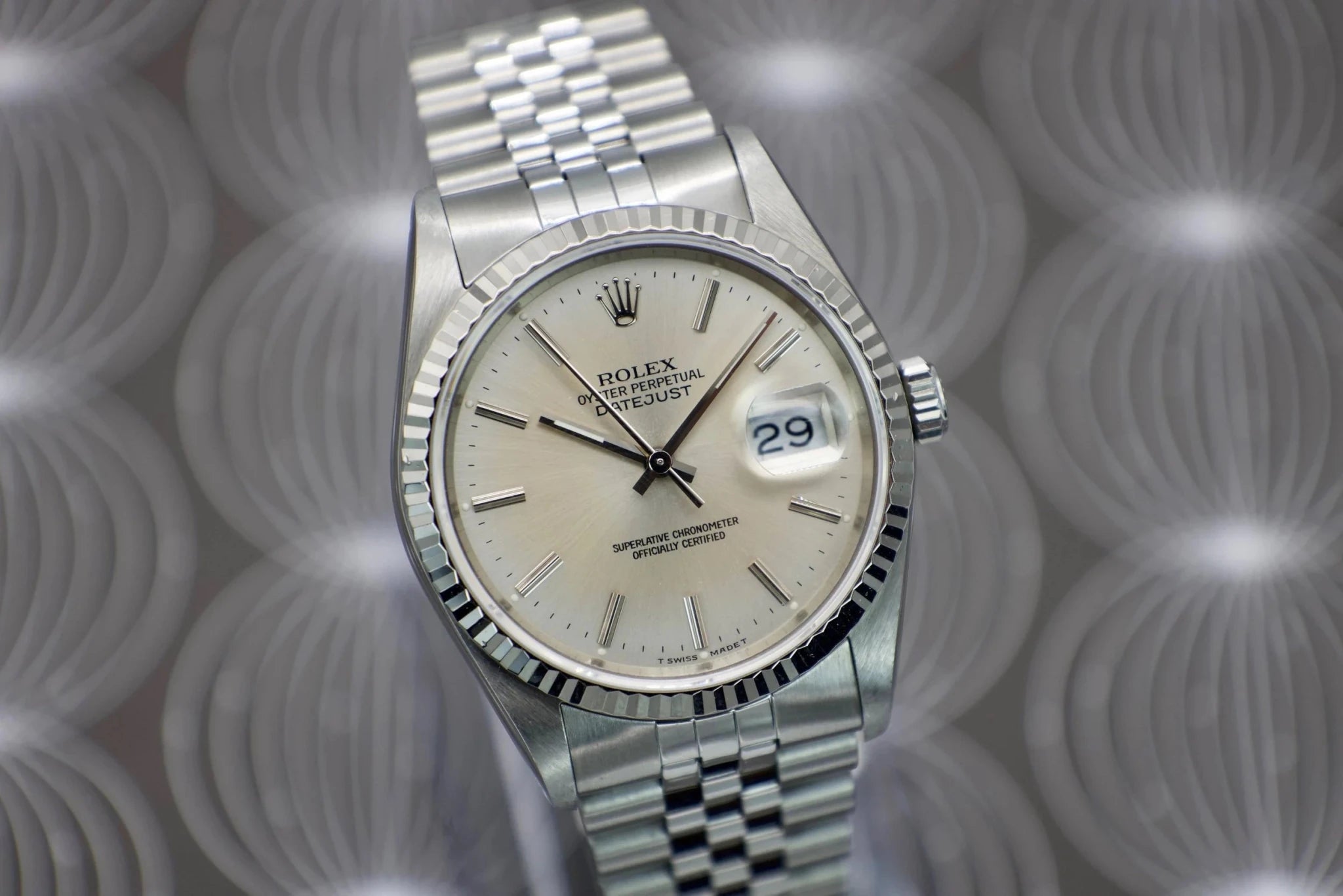 1990 Rolex Datejust Ref. 16234 | Silver Dial - Sierra Time Co
