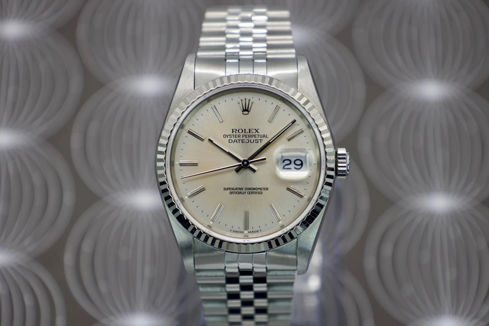 1990 Rolex Datejust Ref. 16234 | Silver Dial - Sierra Time Co