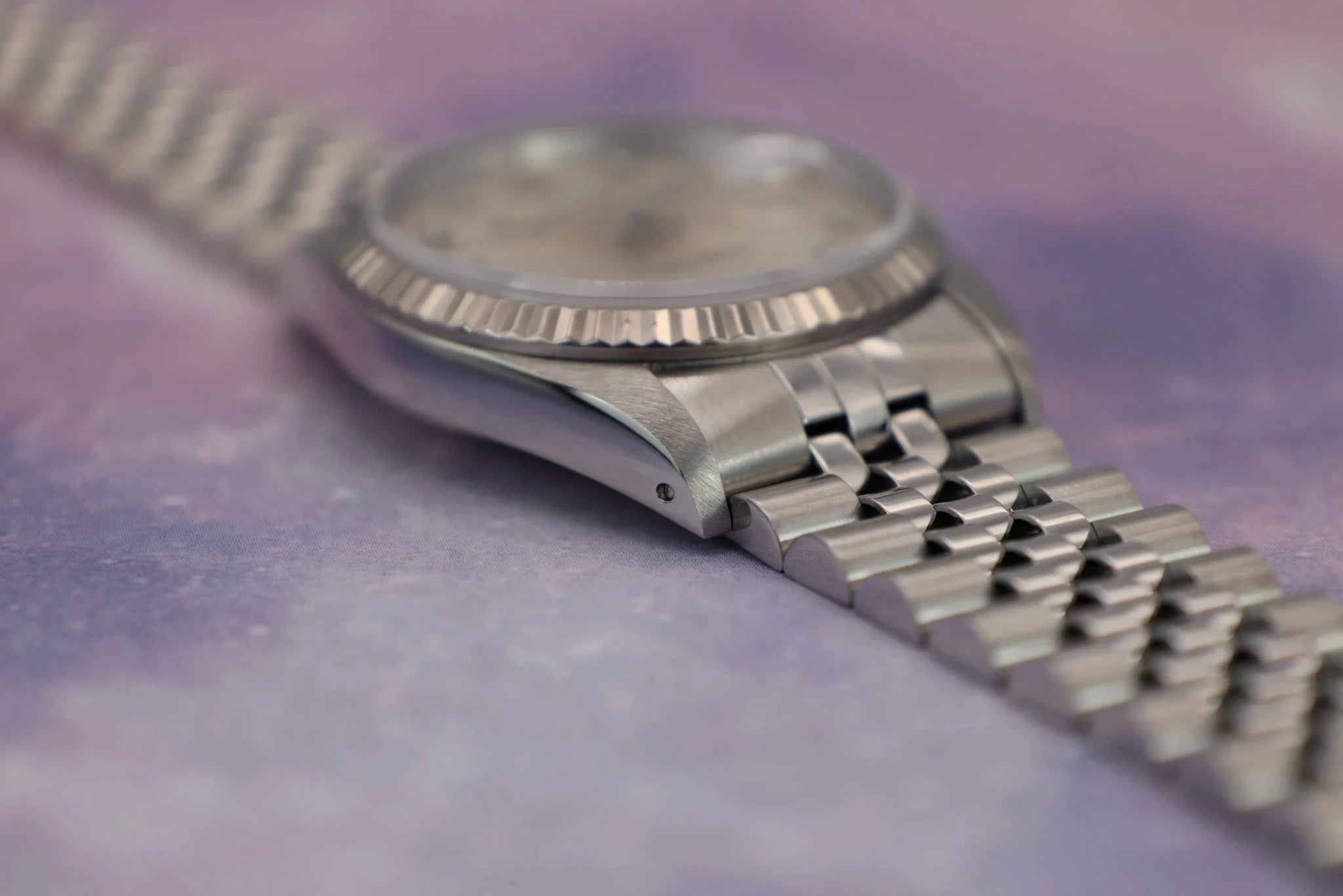 1990 Rolex Datejust Ref. 16234 | Silver Diamond Dial - Sierra Time Co