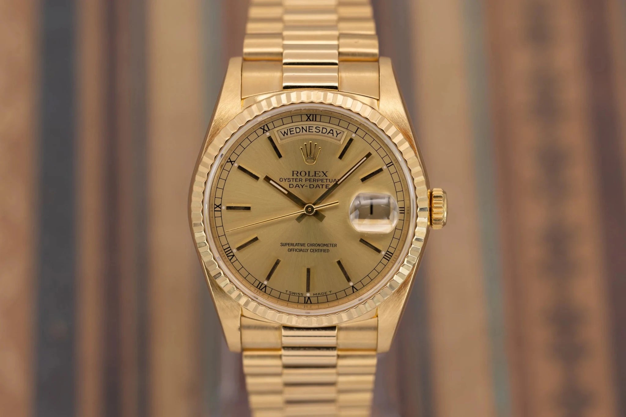 1990 Rolex Day-Date Ref. 18238 | Box and Papers - Sierra Time Co