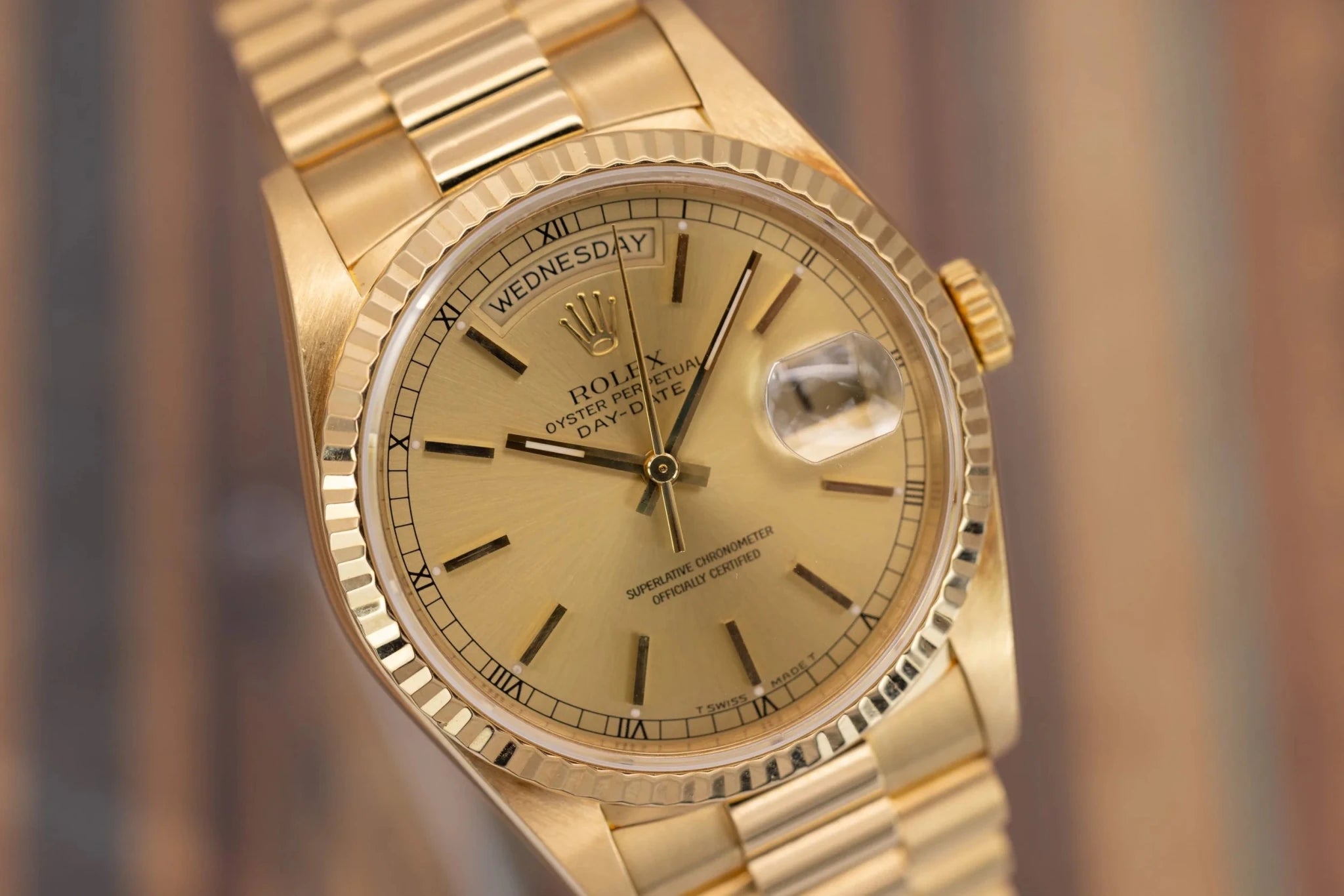 1990 Rolex Day-Date Ref. 18238 | Box and Papers - Sierra Time Co