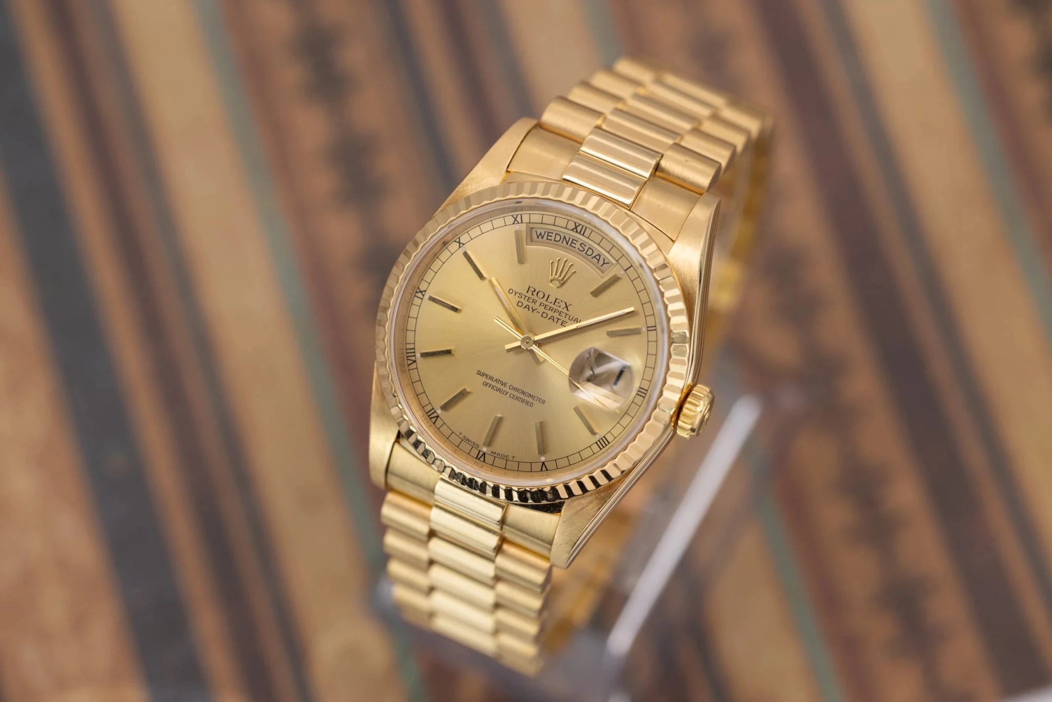 1990 Rolex Day-Date Ref. 18238 | Box and Papers - Sierra Time Co