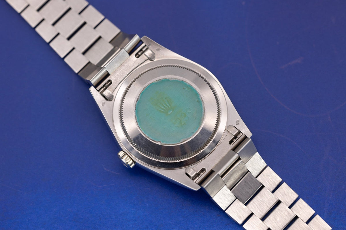 1990 Rolex Day-Date Ref. 18239 | 18K White Gold | Unpolished | Silver Dial - Sierra Time Co