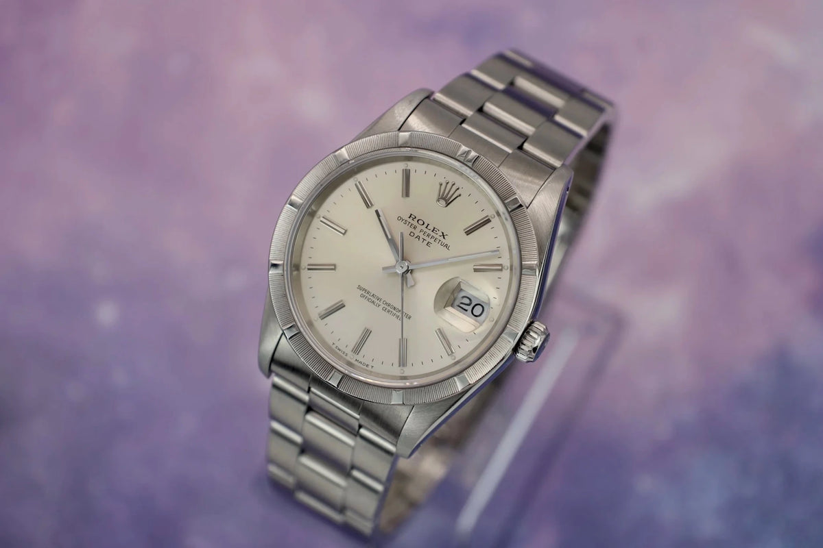 1990 Rolex Oyster Perpetual Date Ref. 15200 | Box and Papers - Sierra Time Co